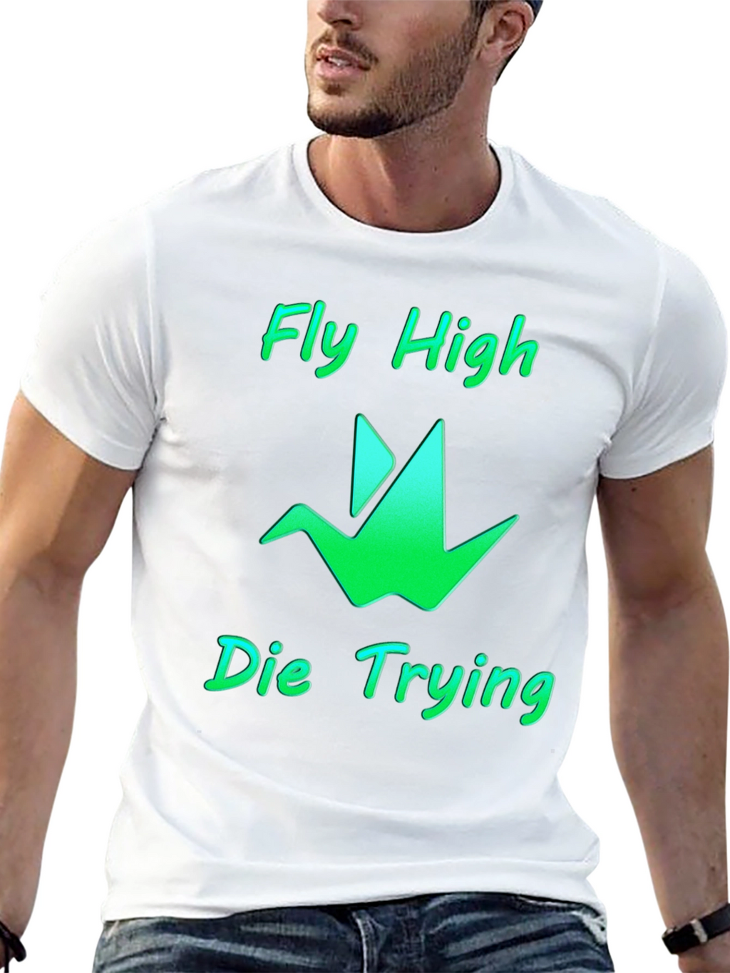 Fly High Die Trying Graphic Tee