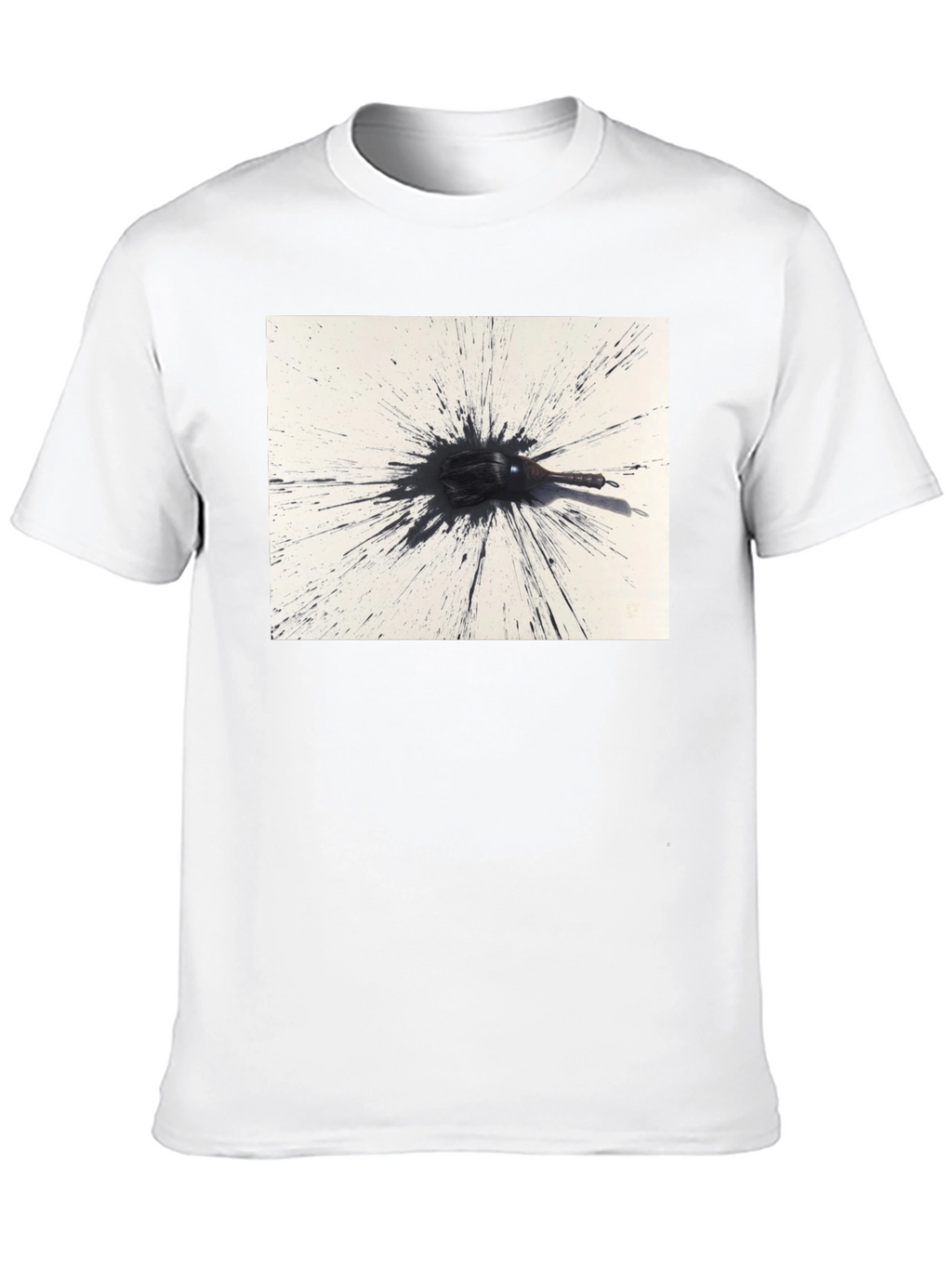 Black Ink Splatter T-Shirt