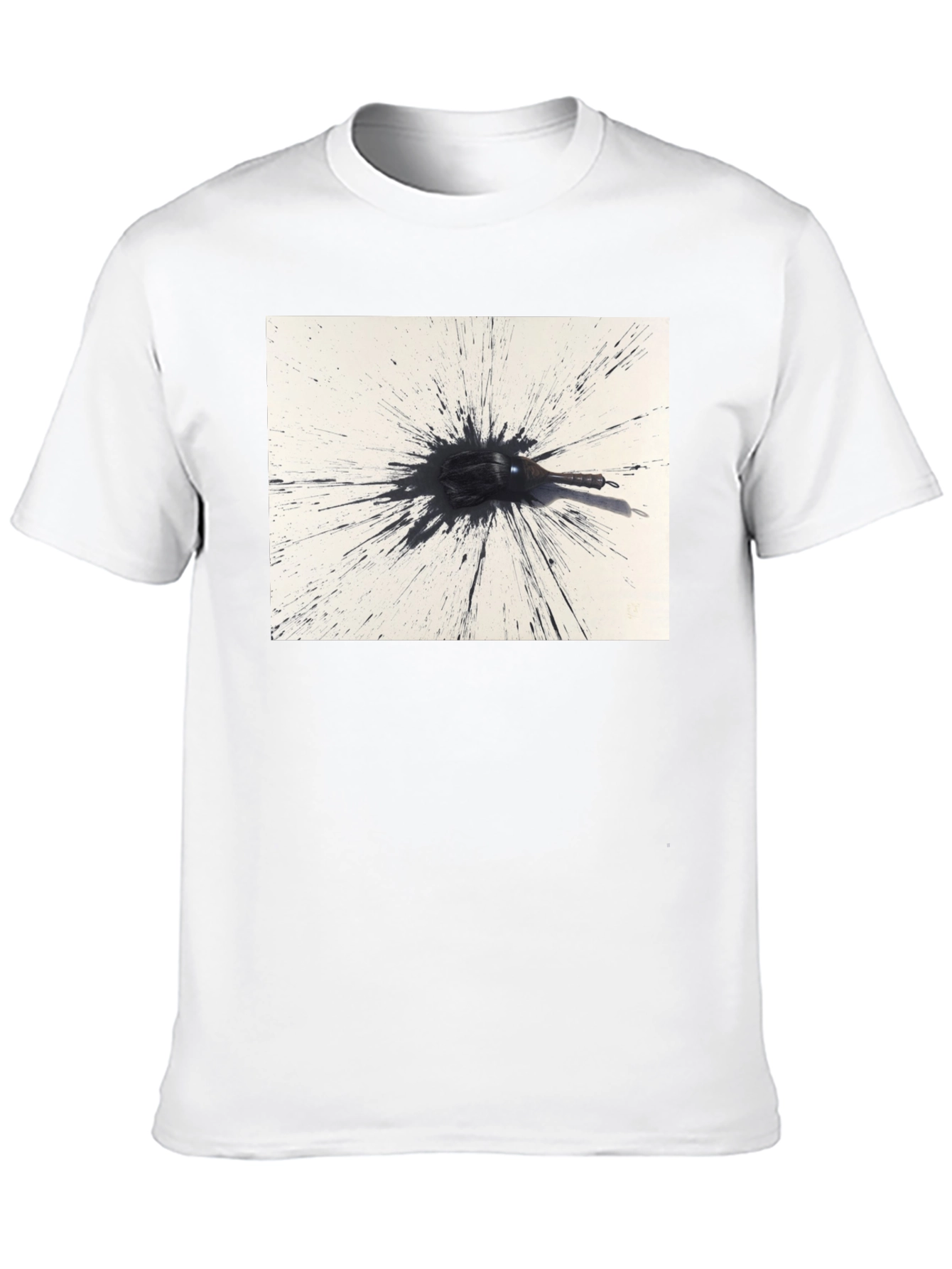 Black Ink Splatter T-Shirt