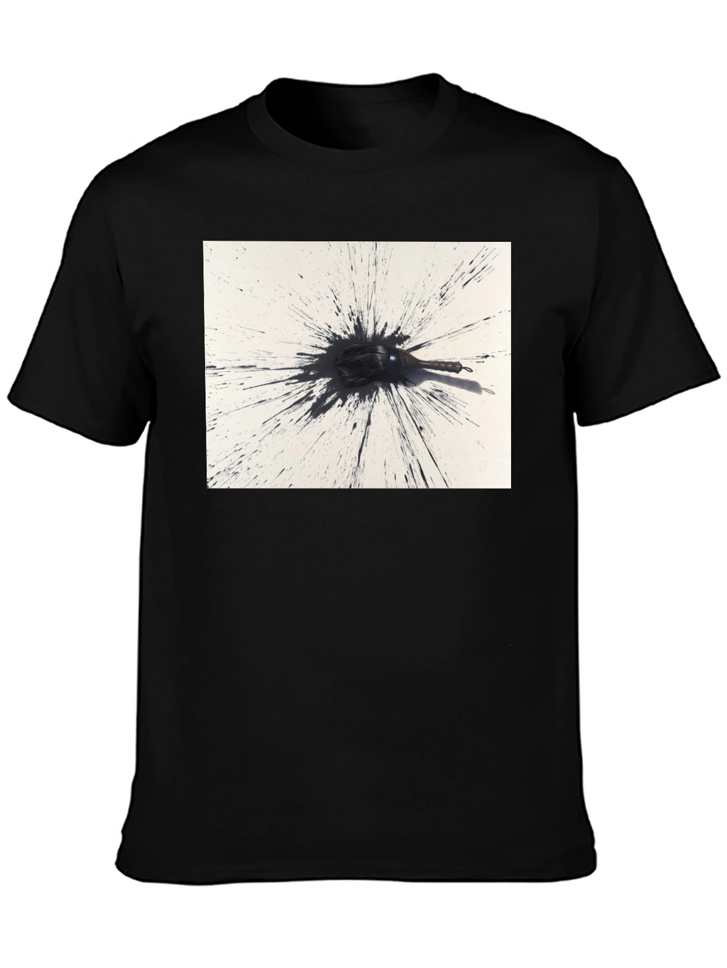 Black Ink Splatter T-Shirt