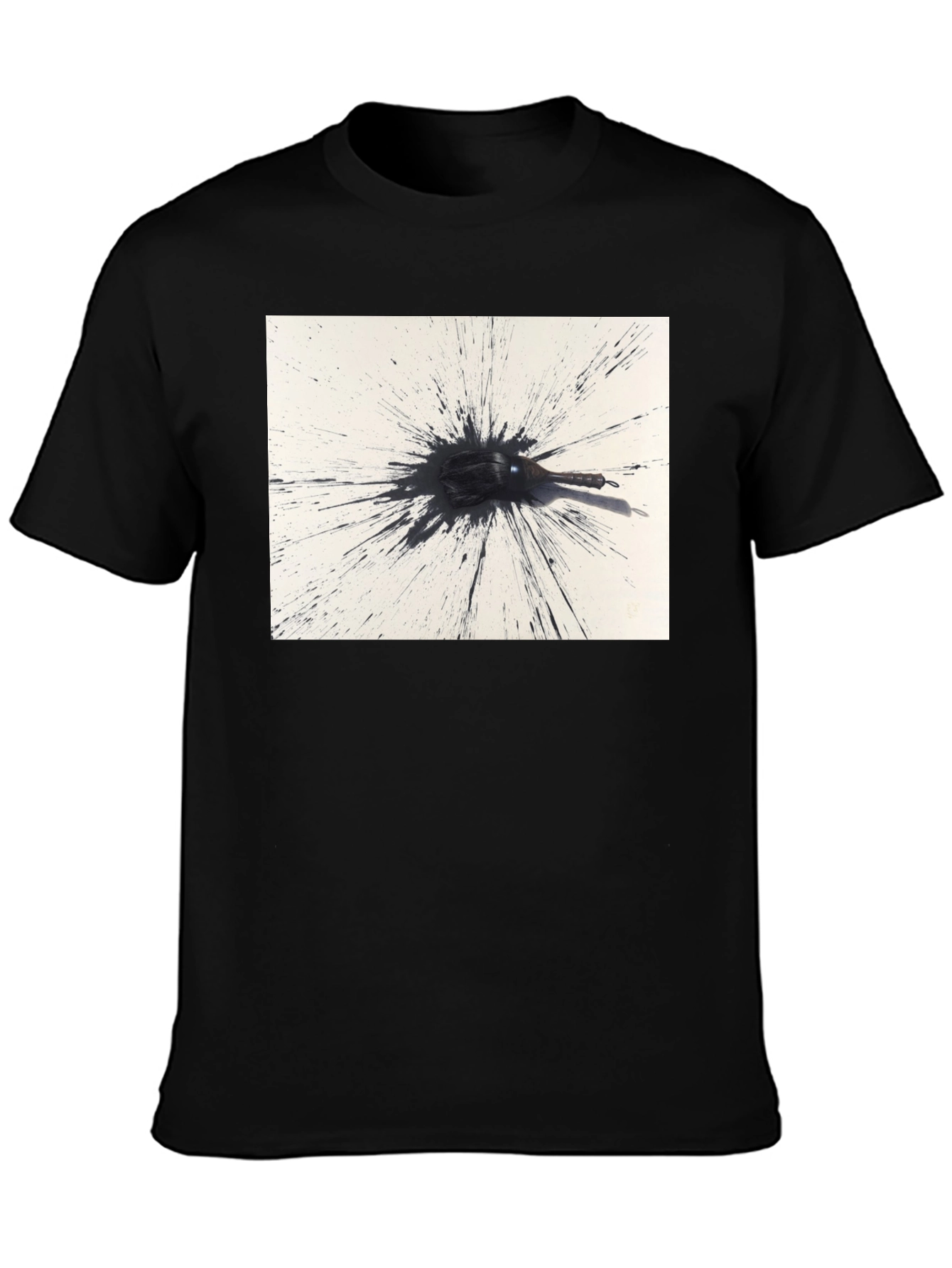 Black Ink Splatter T-Shirt