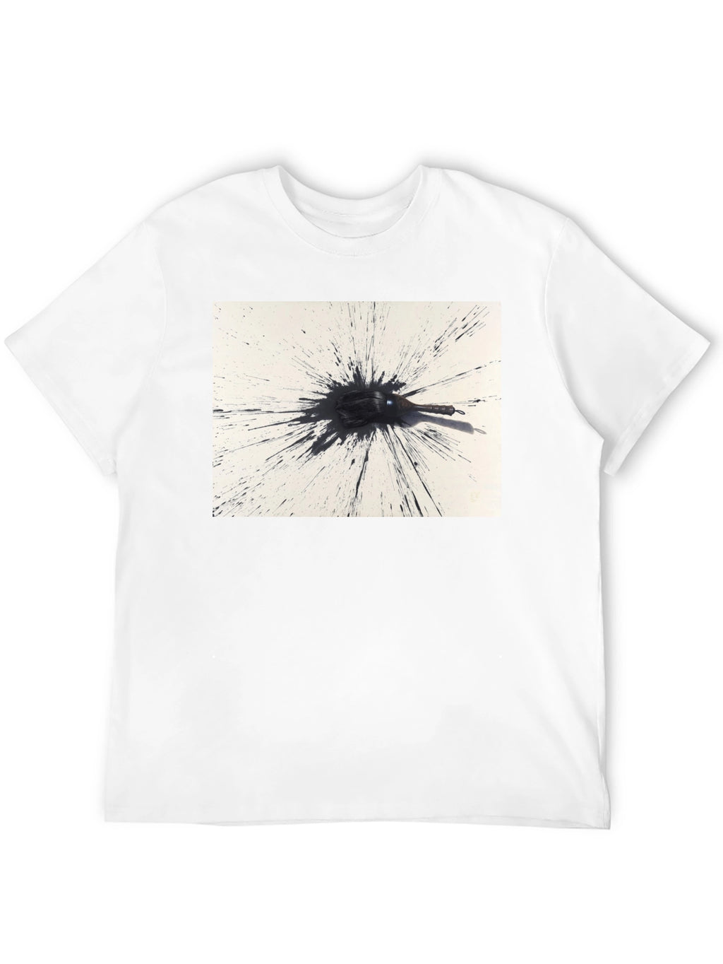 Black Ink Splatter T-Shirt
