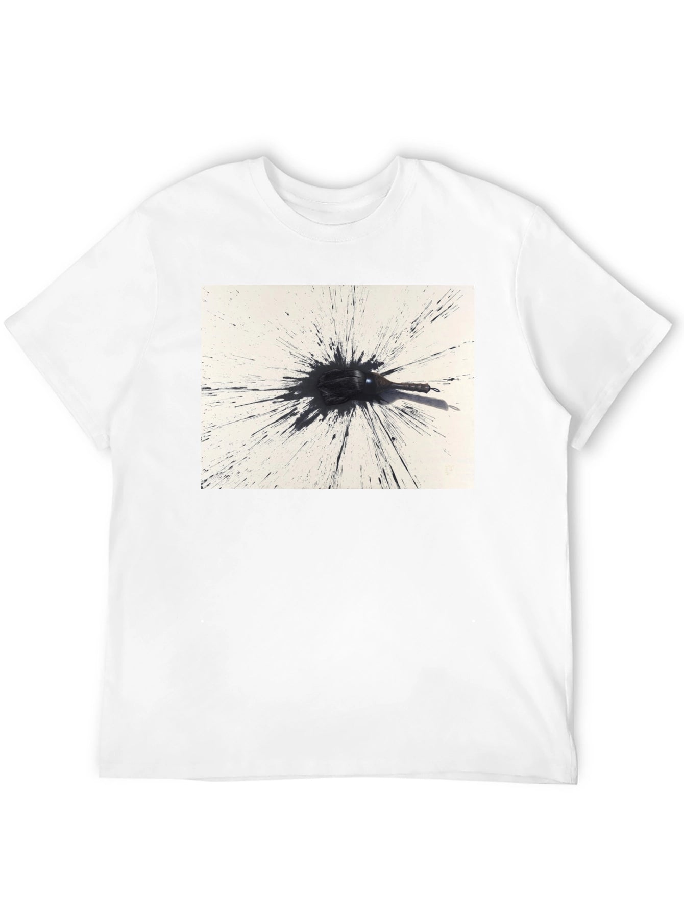 Black Ink Splatter T-Shirt