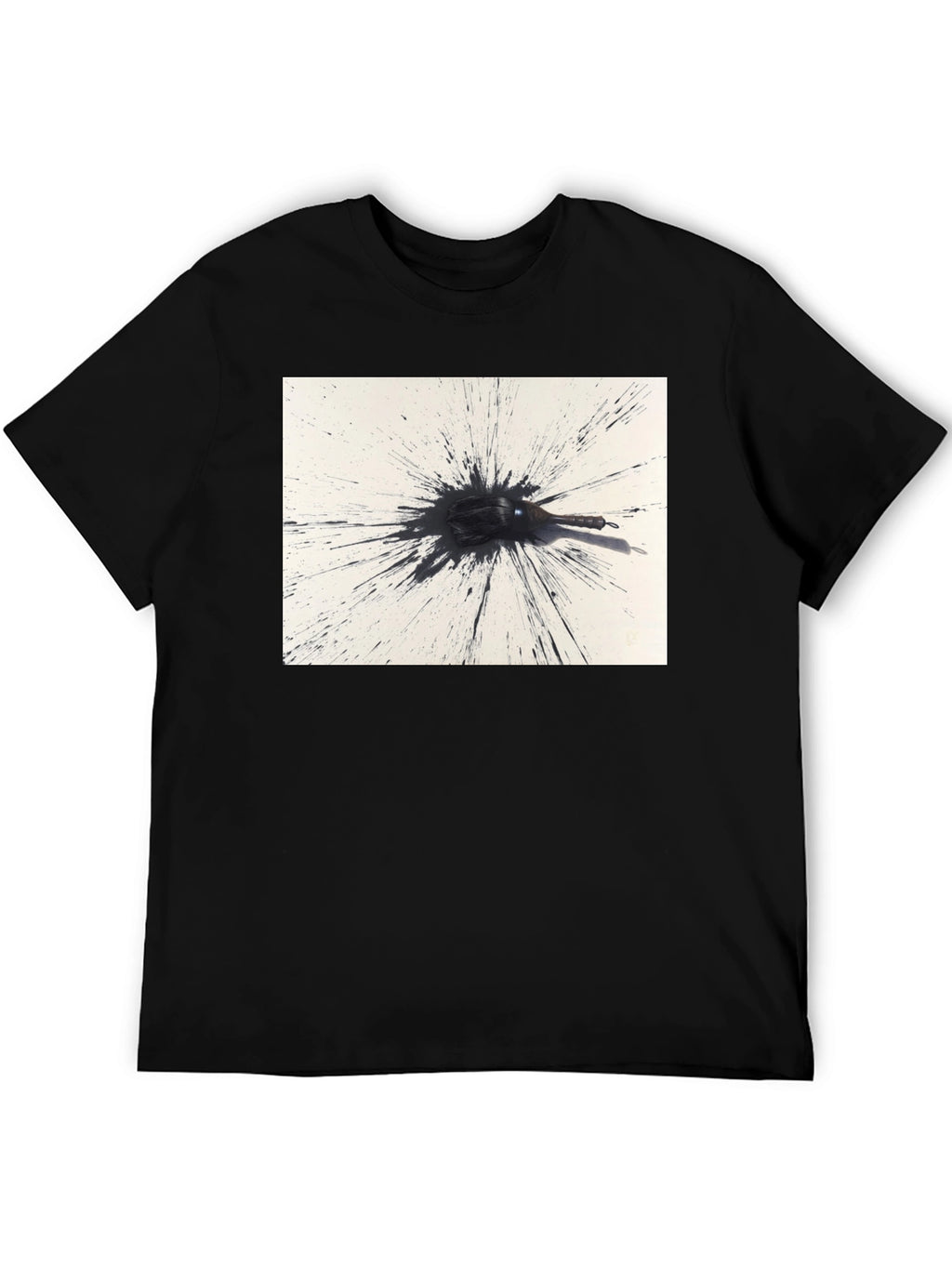 Black Ink Splatter T-Shirt