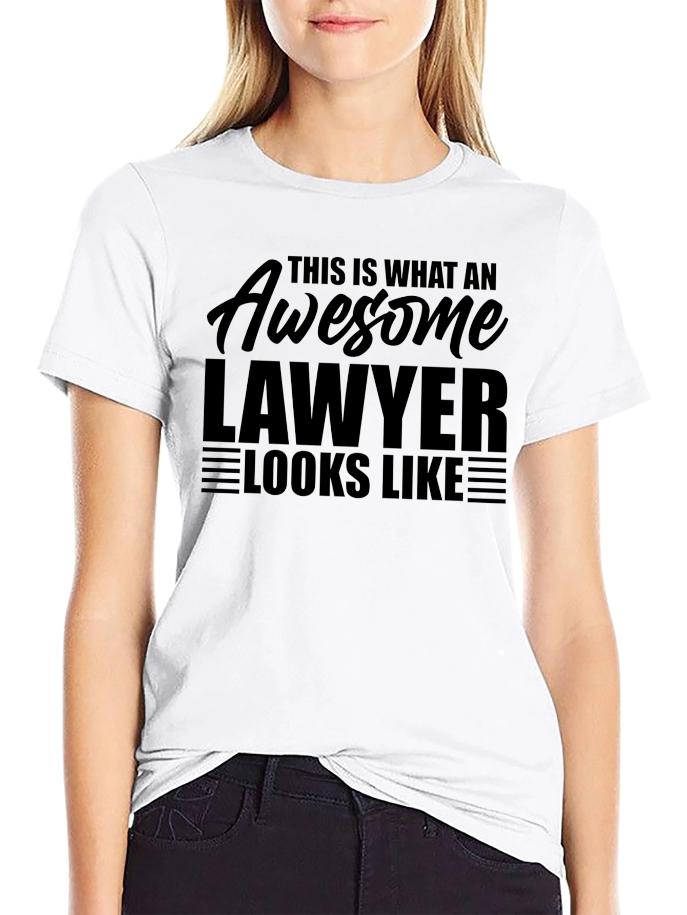 Awesome Lawyer T-Shirt - This Is What An Awesome Lawyer Looks Like