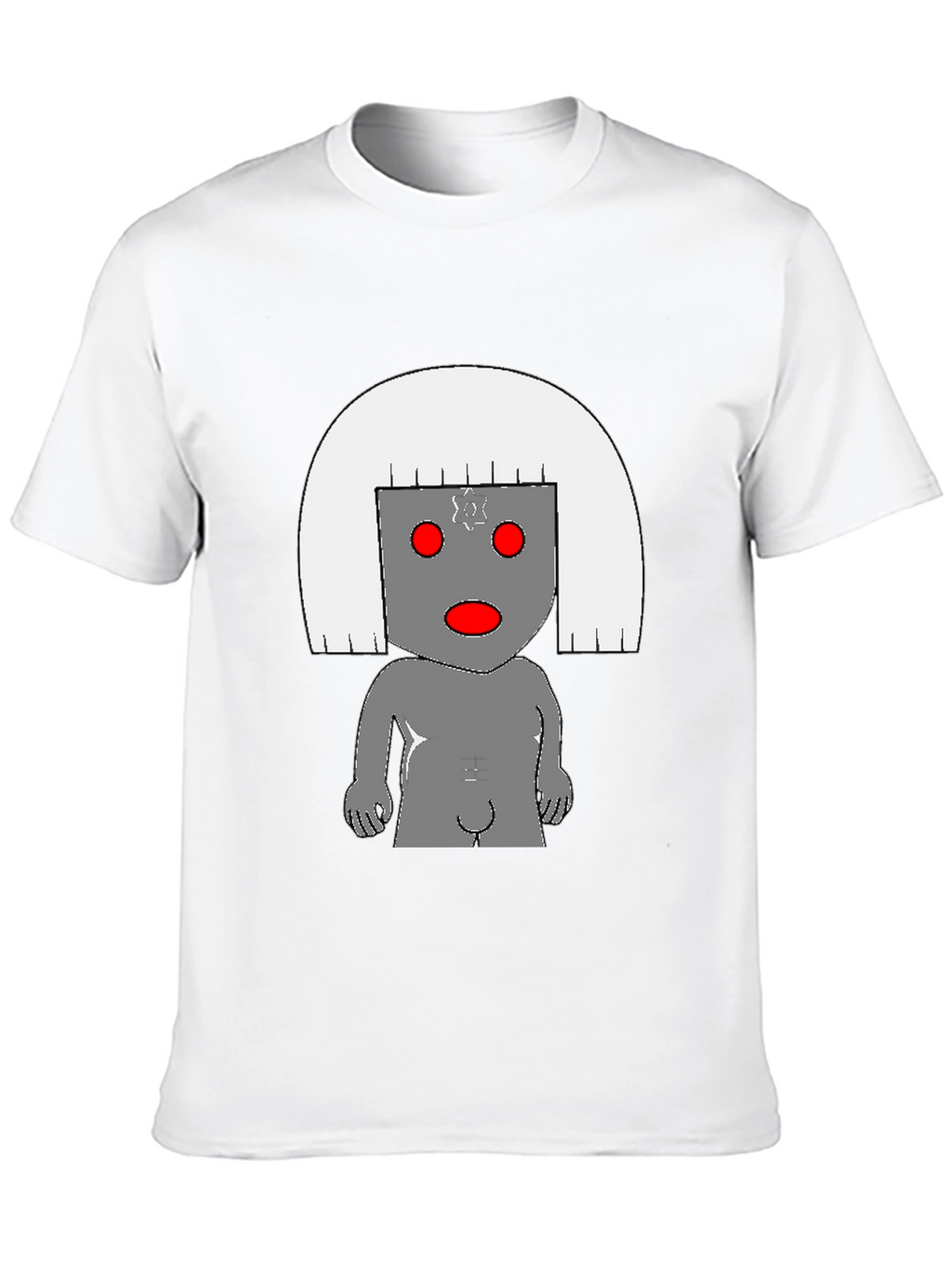 Unique Graphic T-Shirt - Abstract Robot Design