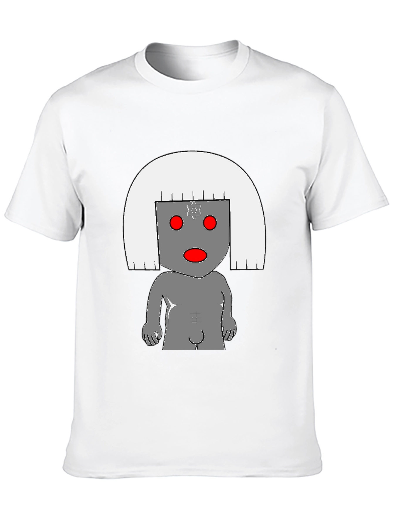 Unique Graphic T-Shirt - Abstract Robot Design