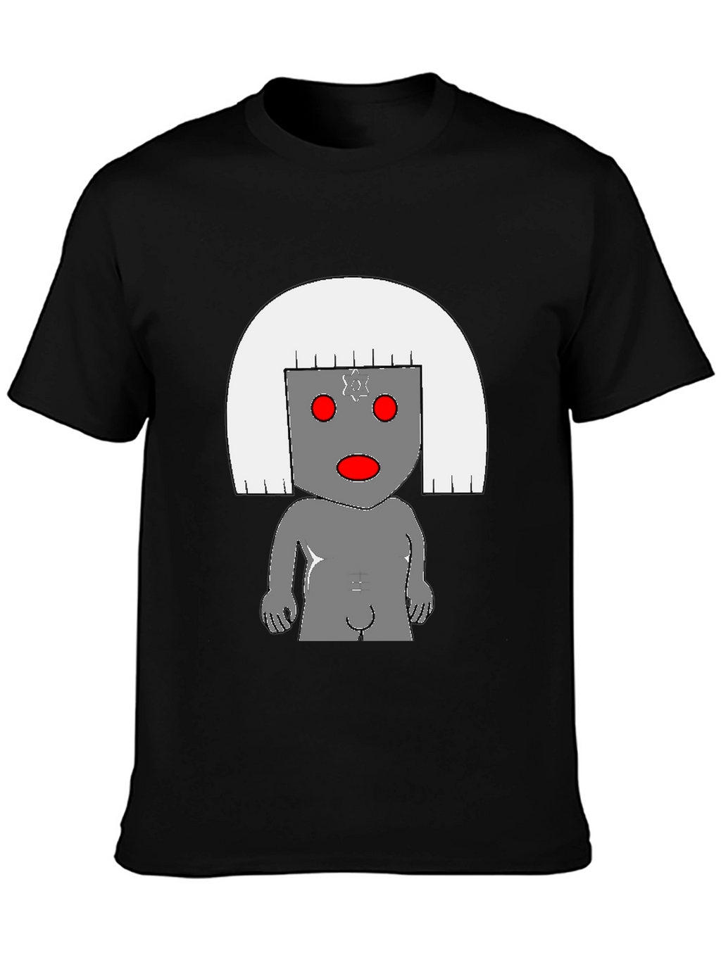 Unique Graphic T-Shirt - Abstract Robot Design