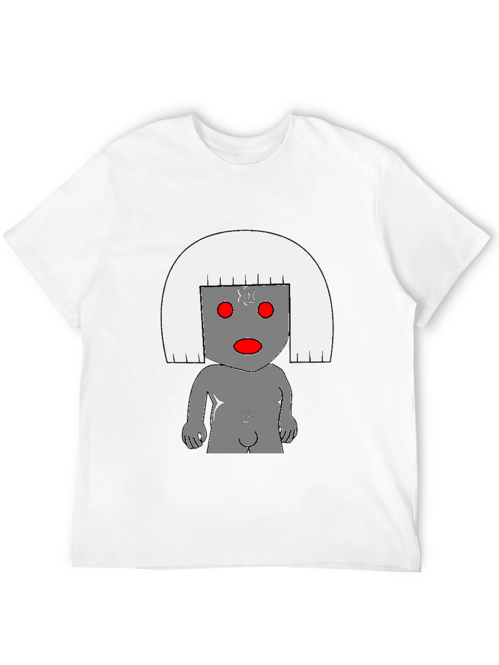 Unique Graphic T-Shirt - Abstract Robot Design