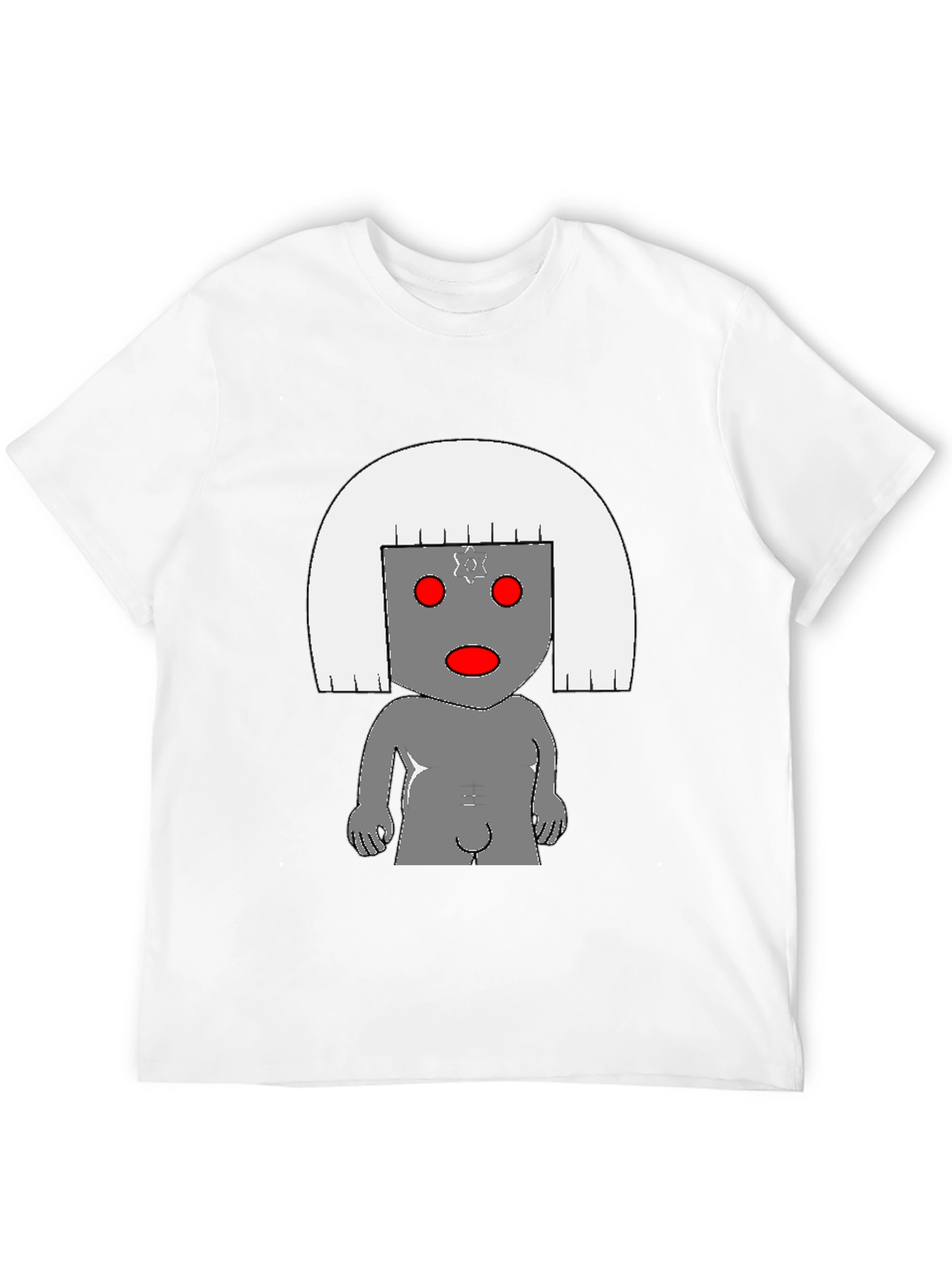 Unique Graphic T-Shirt - Abstract Robot Design