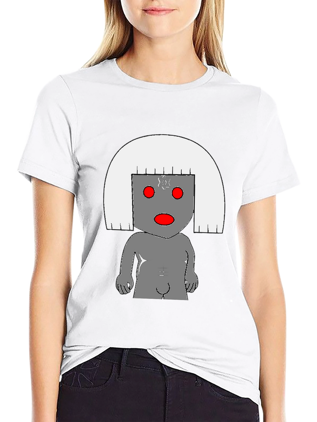 Unique Graphic T-Shirt - Abstract Robot Design