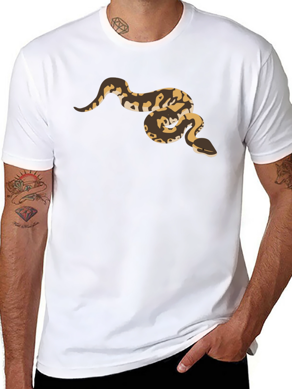 Snake Graphic Tee - Reptile Lovers T-Shirt