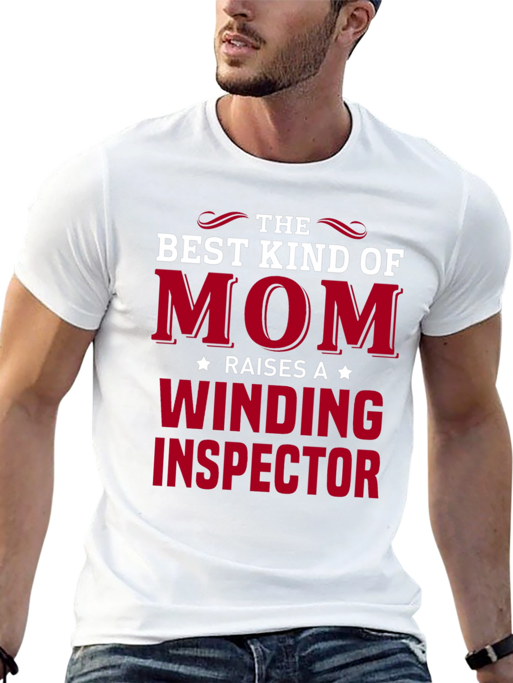 Best Kind of Mom Winding Inspector T-Shirt