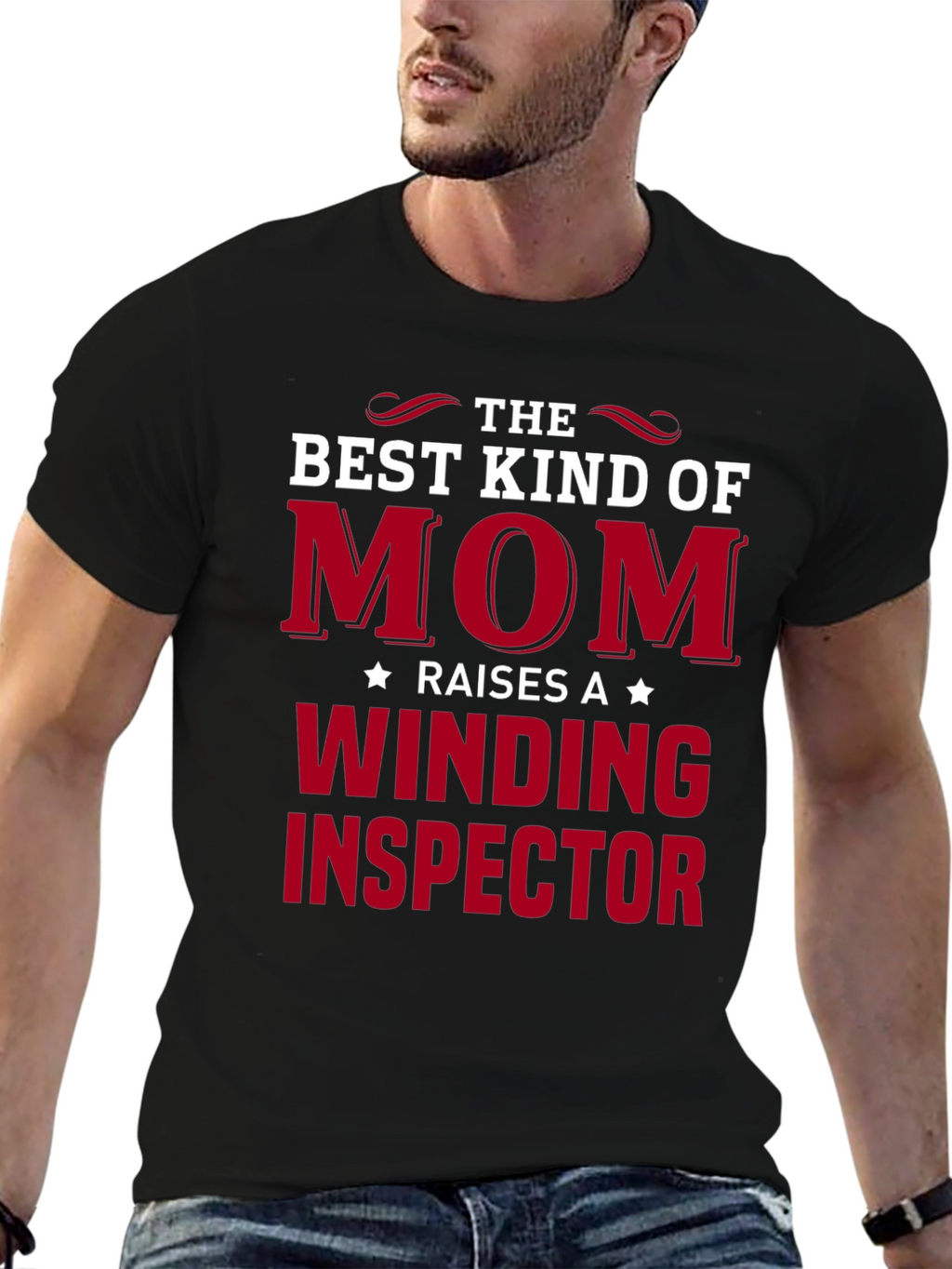Best Kind of Mom Winding Inspector T-Shirt