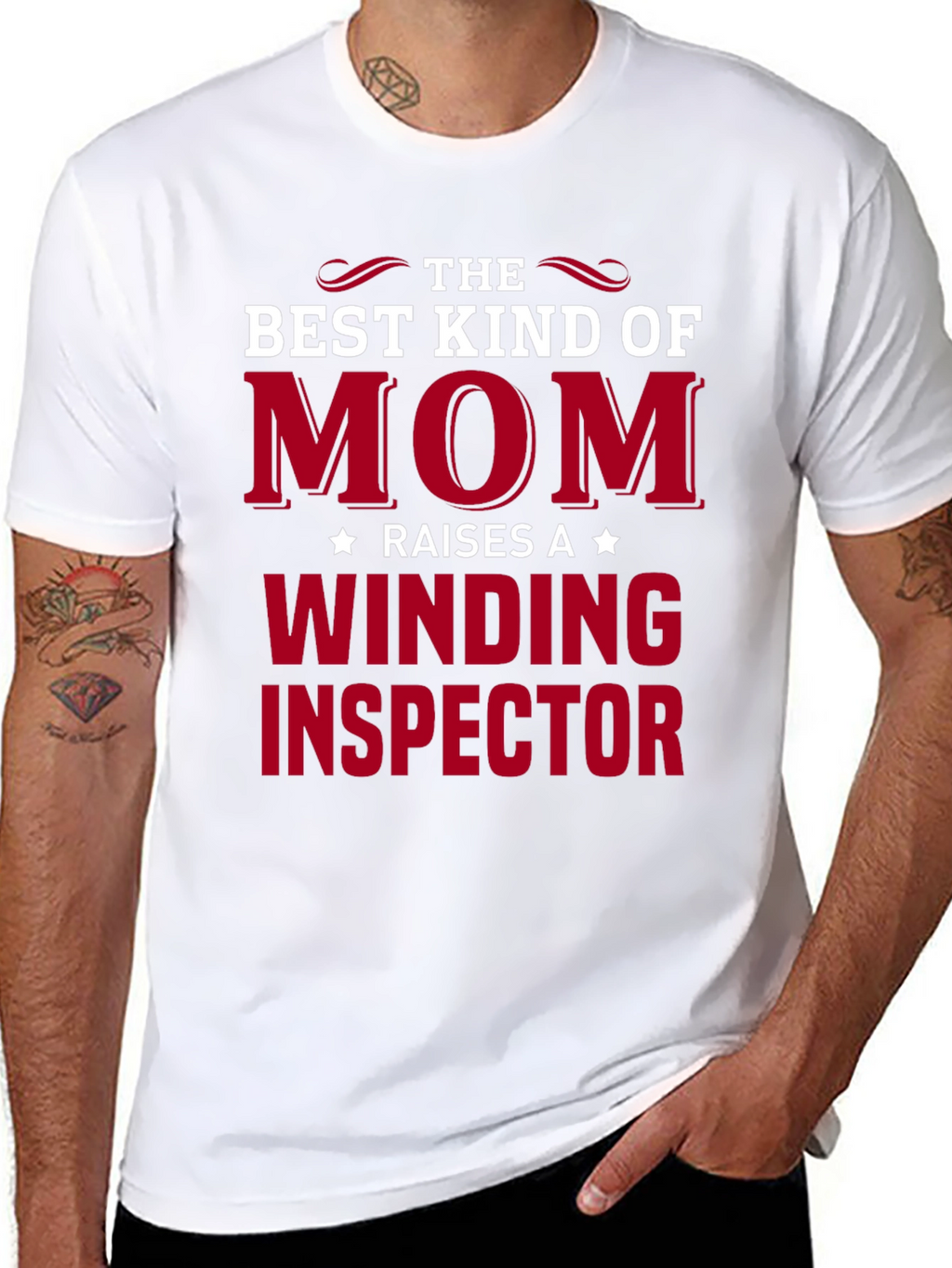 Best Kind of Mom Winding Inspector T-Shirt