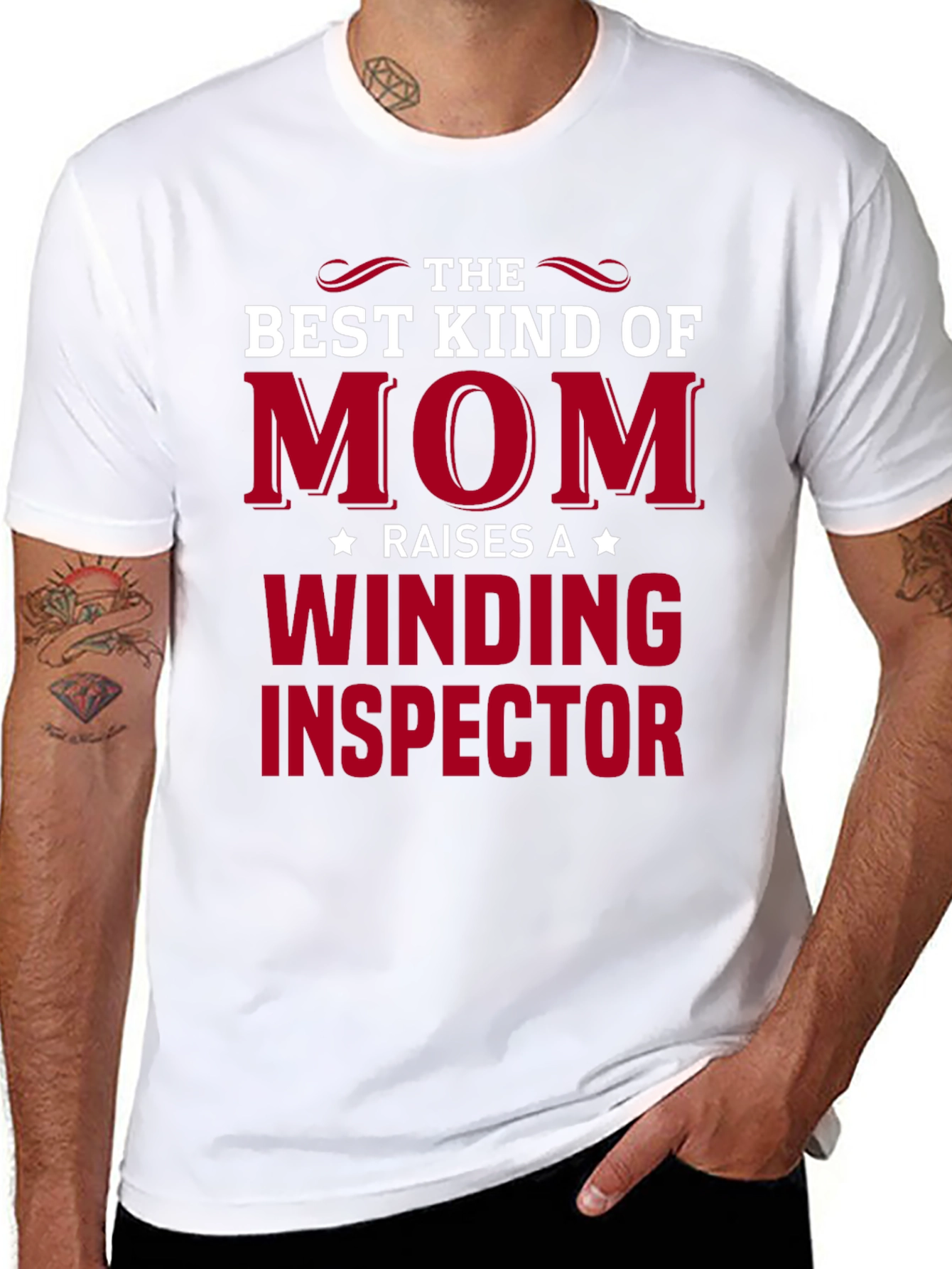 Best Kind of Mom Winding Inspector T-Shirt
