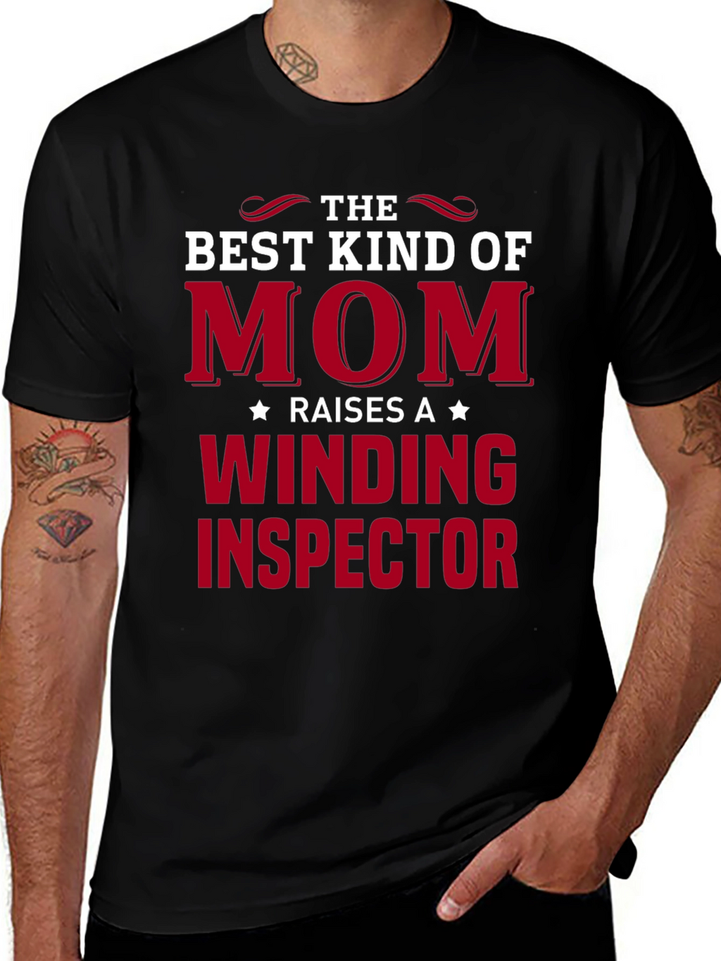Best Kind of Mom Winding Inspector T-Shirt
