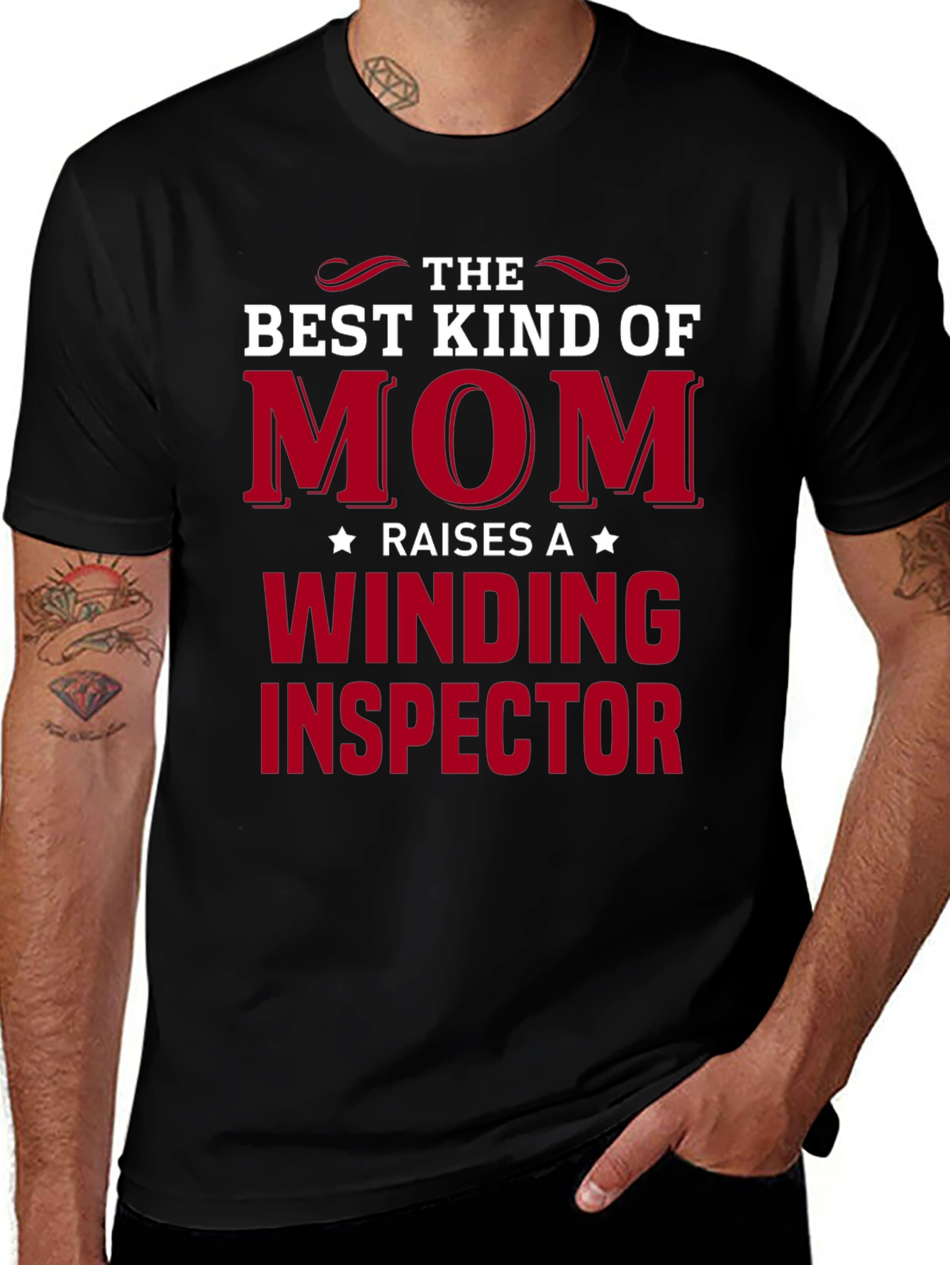 Best Kind of Mom Winding Inspector T-Shirt