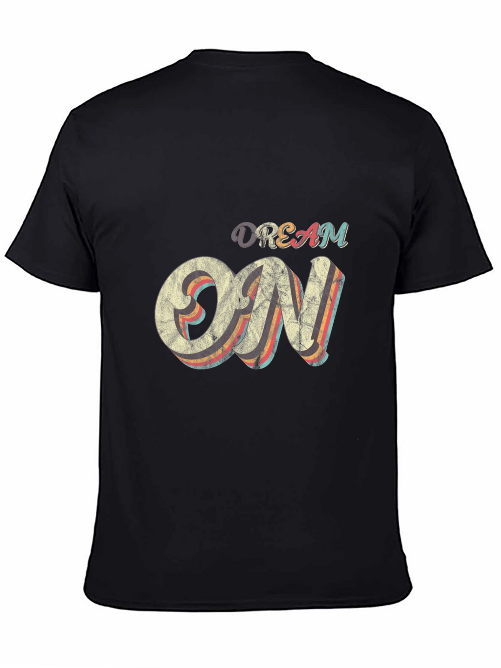 Dream On Graphic Tee - Retro Style Cotton T-Shirt