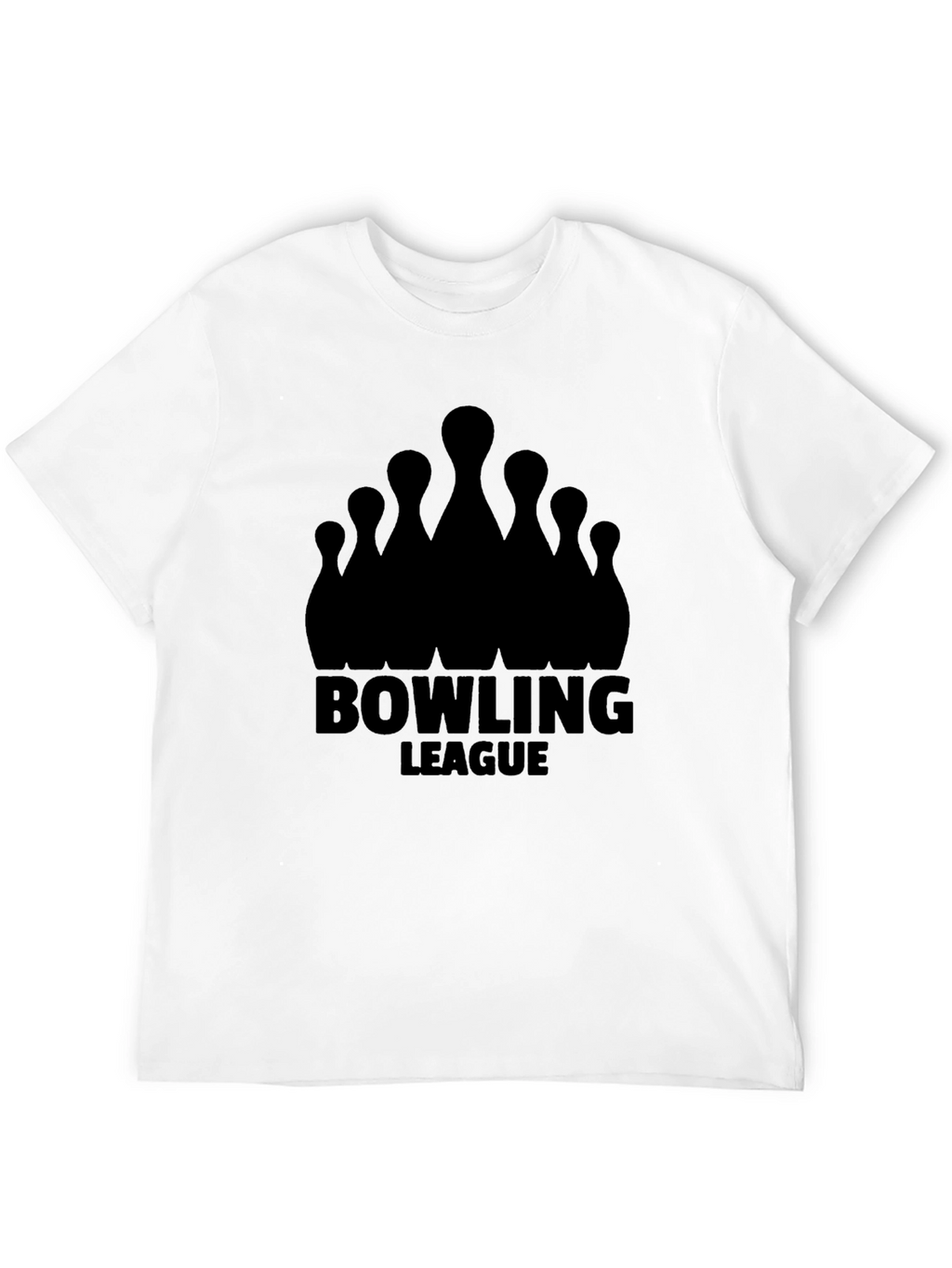 Bowling League Black T-Shirt