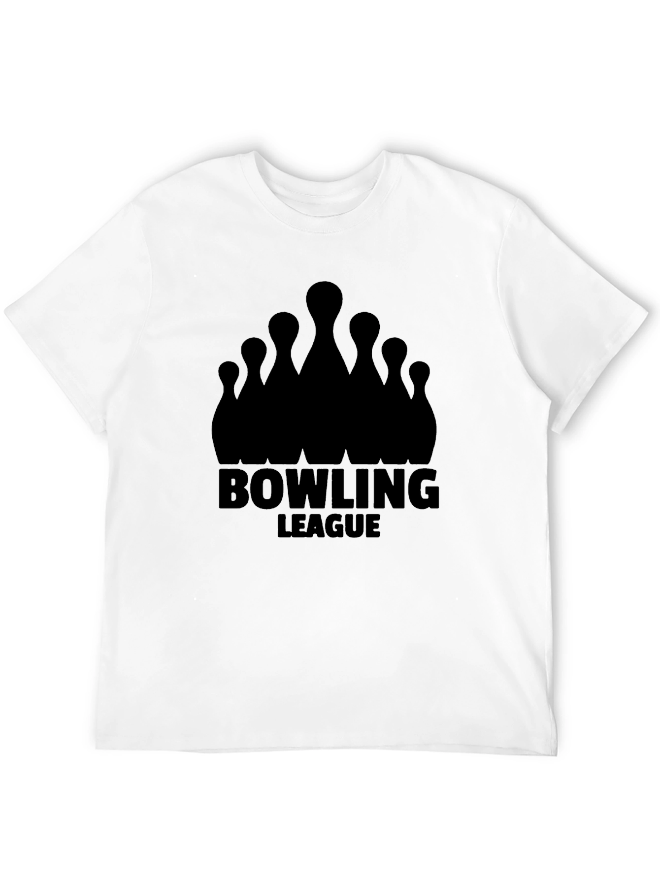 Bowling League Black T-Shirt