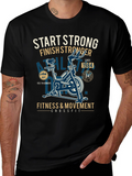 Start Strong Fitness T-Shirt