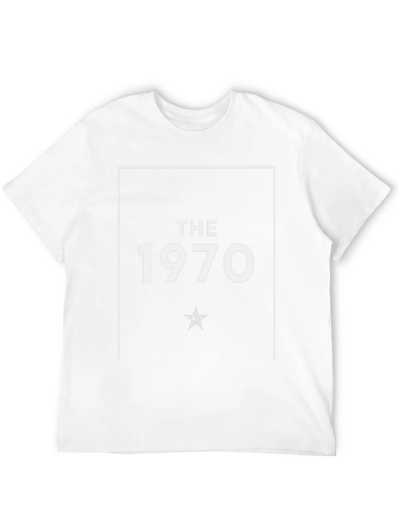 The 1970 Graphic Print Black Tee