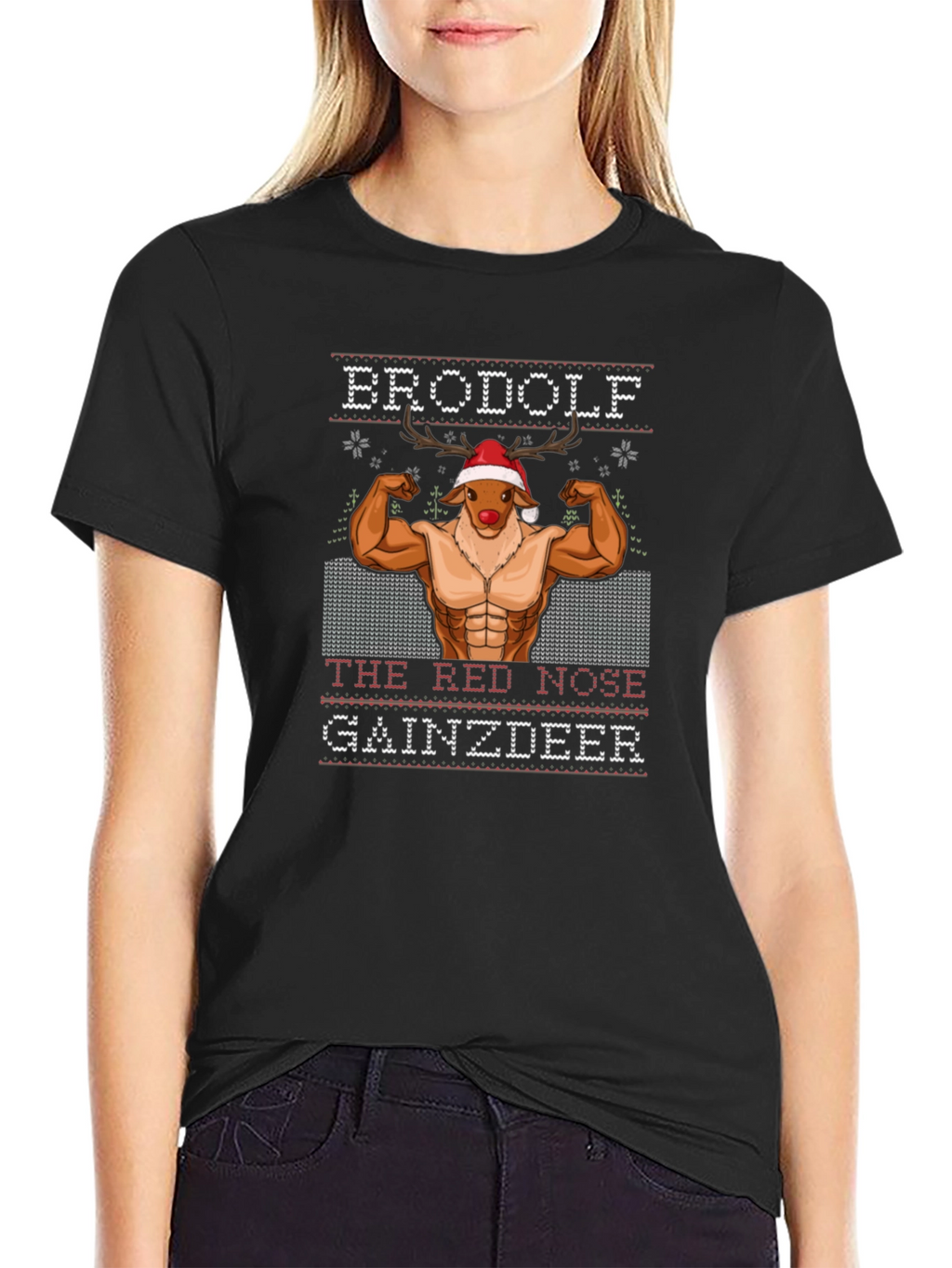 Brodolf The Red Nose Gainzdeer T-Shirt