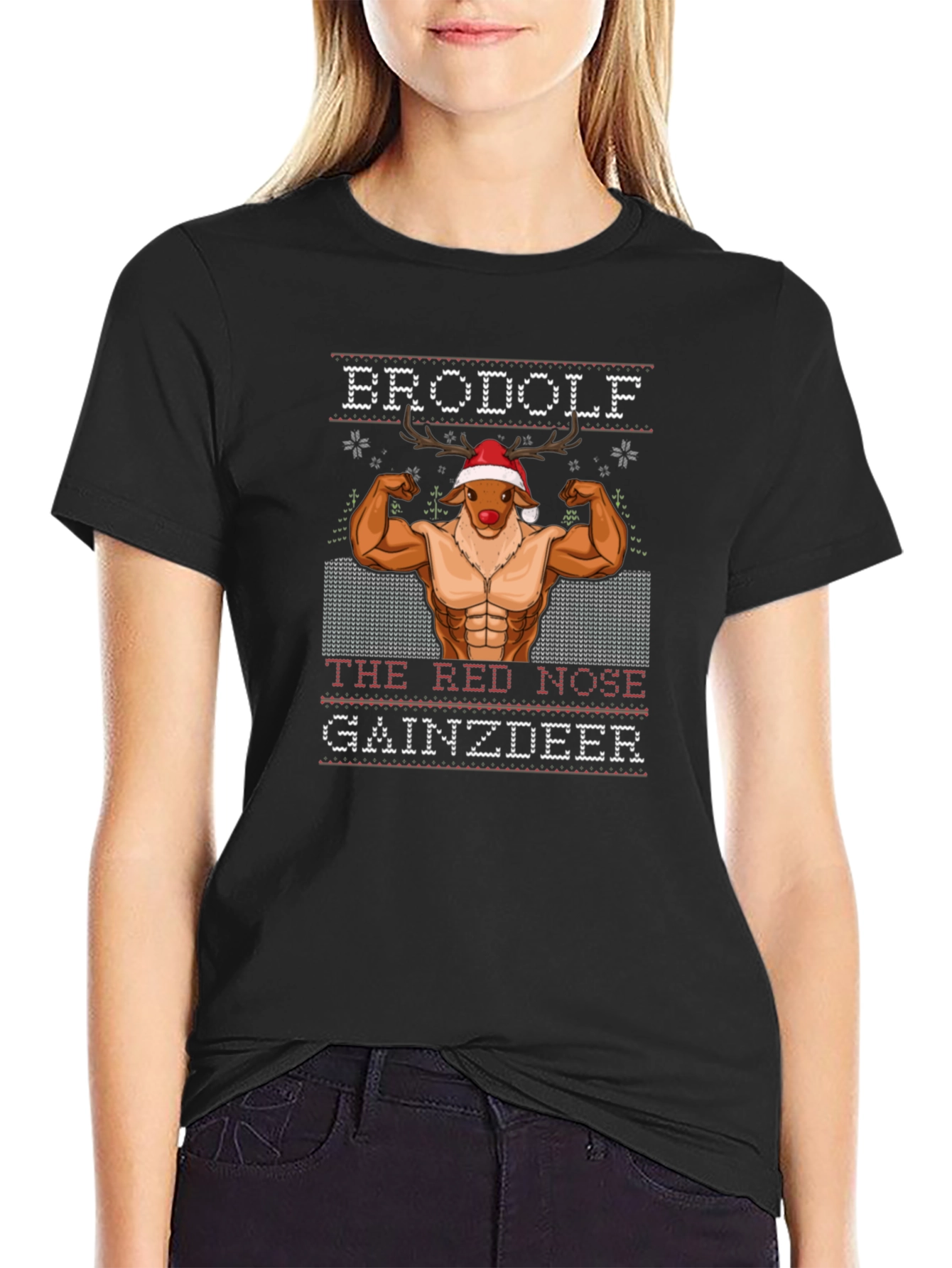 Brodolf The Red Nose Gainzdeer T-Shirt