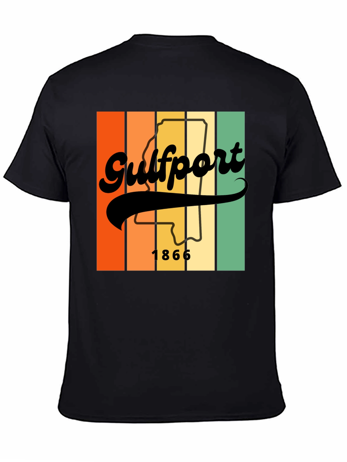 Gulfport Mississippi Vintage Style T-Shirt