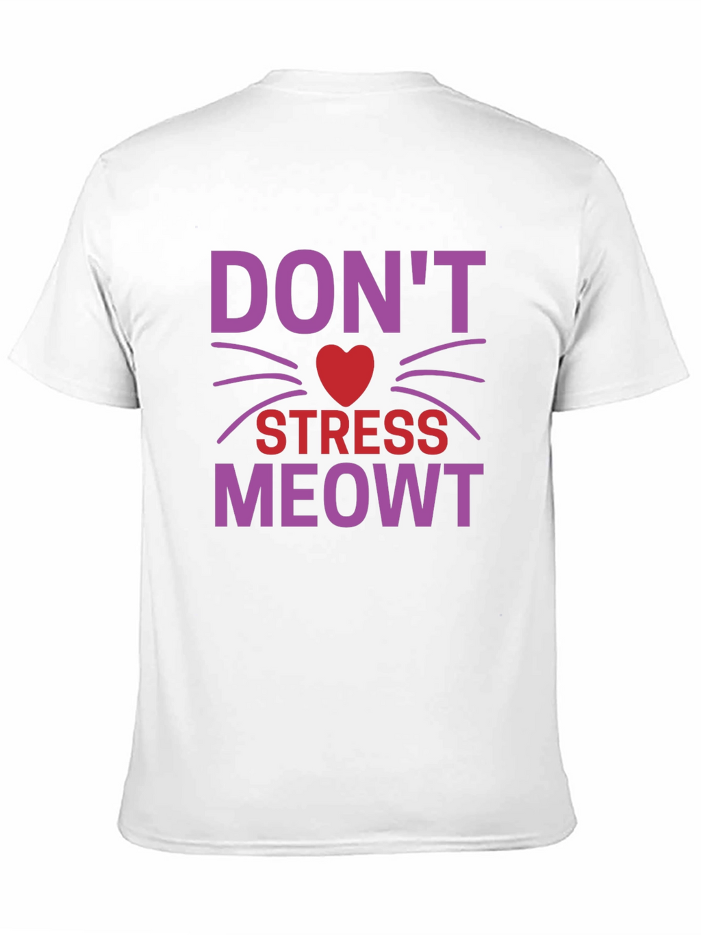 Dont Stress Meowt T-Shirt - Cat Lover Tee