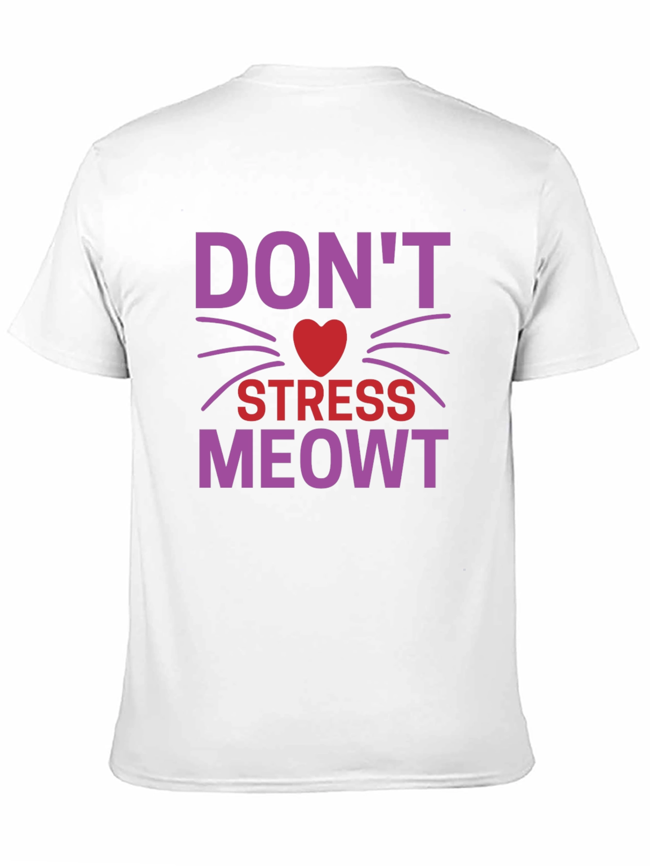 Dont Stress Meowt T-Shirt - Cat Lover Tee