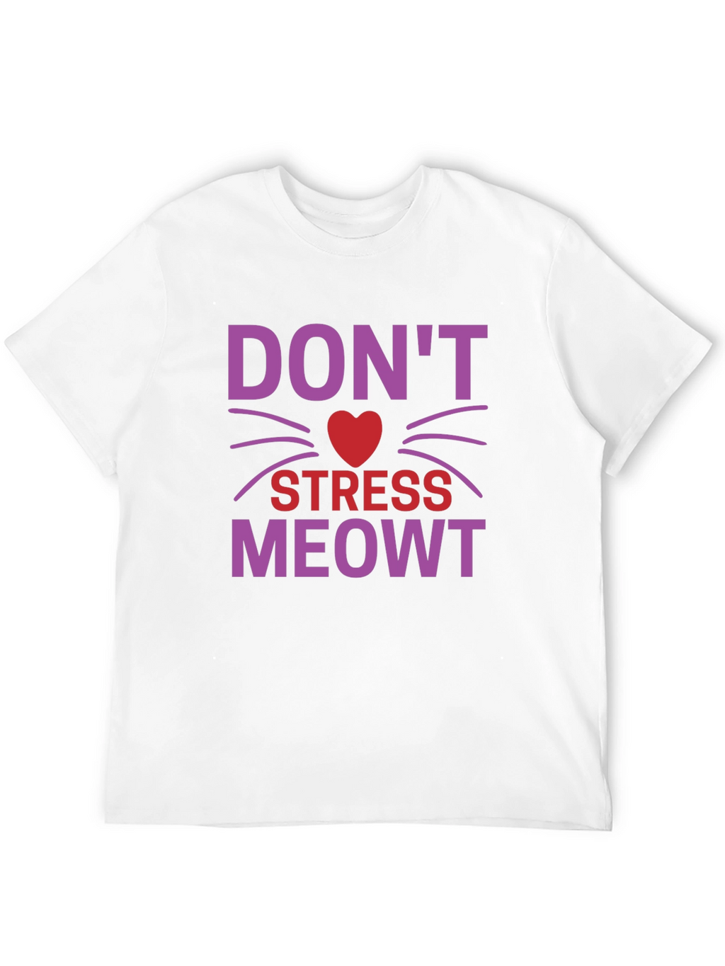 Dont Stress Meowt T-Shirt - Cat Lover Tee