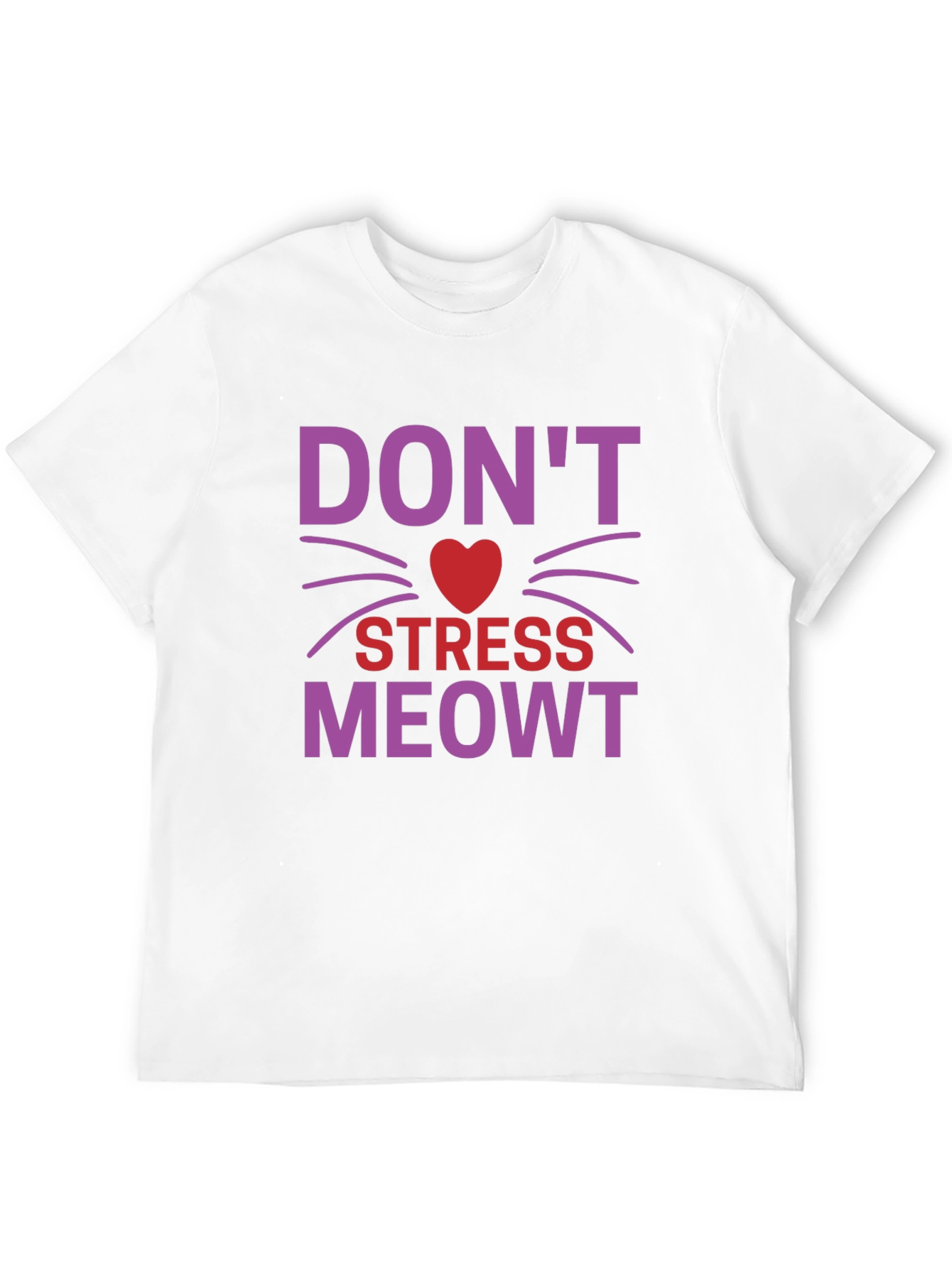 Dont Stress Meowt T-Shirt - Cat Lover Tee