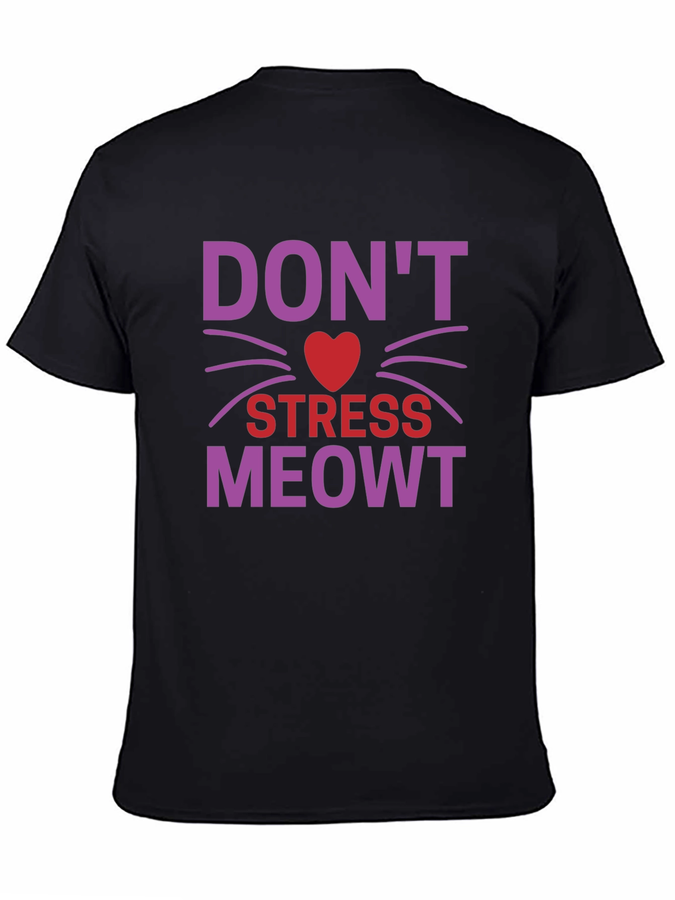 Dont Stress Meowt T-Shirt - Cat Lover Tee