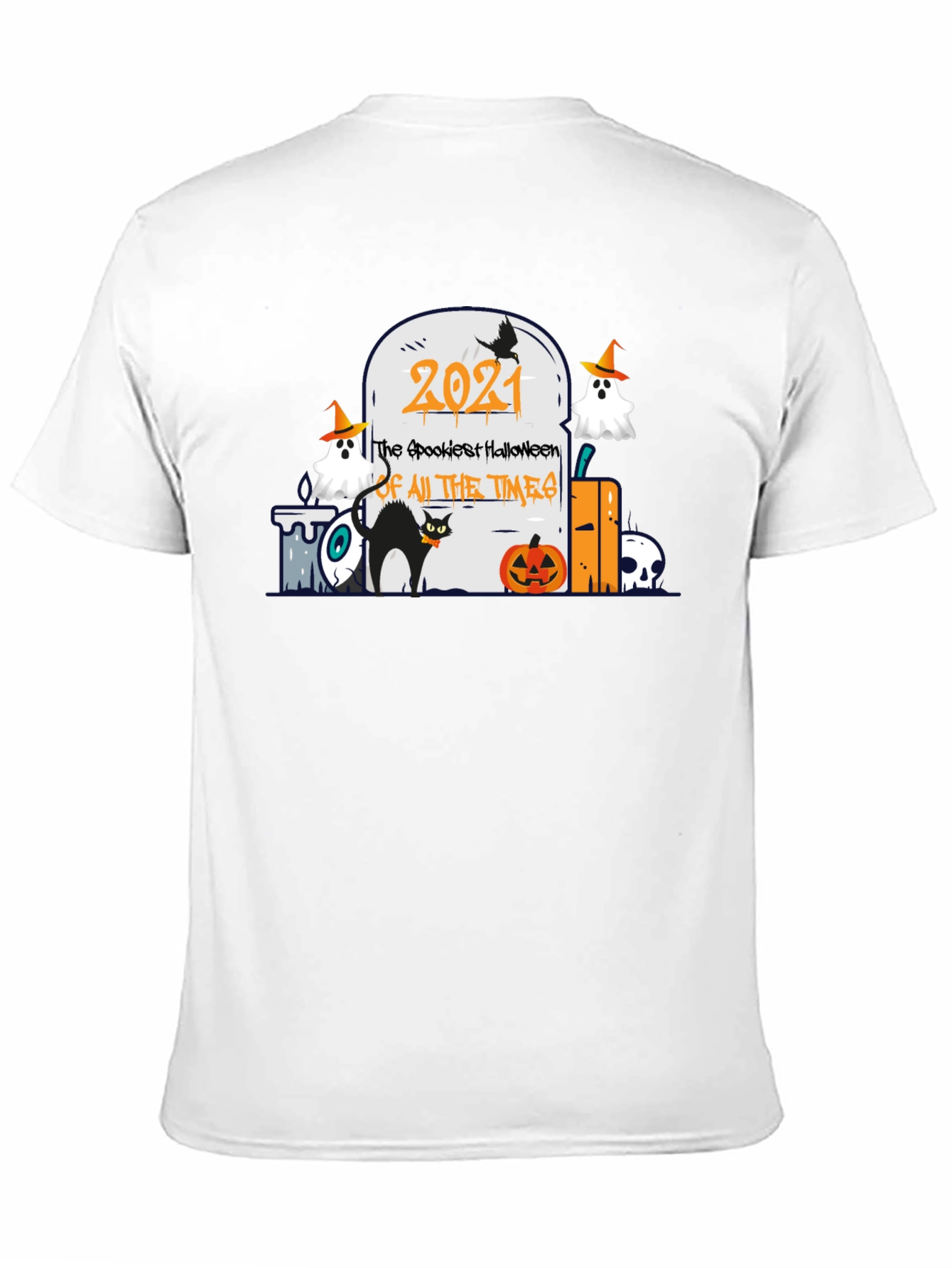 Spookiest Halloween 2021 Black T-Shirt