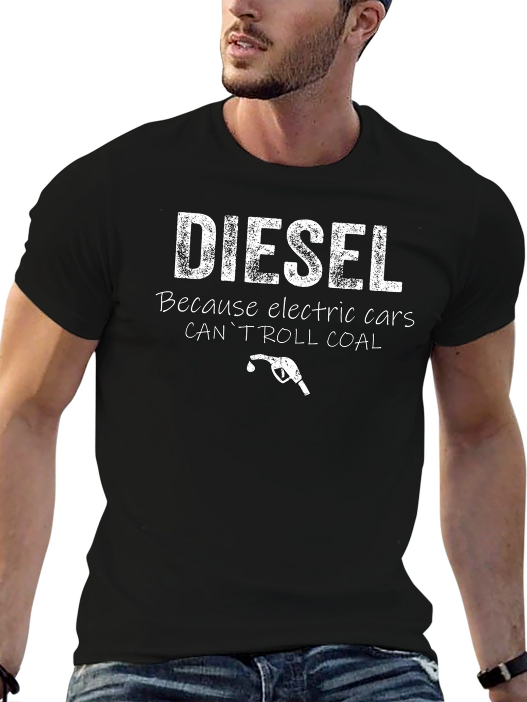Diesel Troll Coal Graphic T-Shirt
