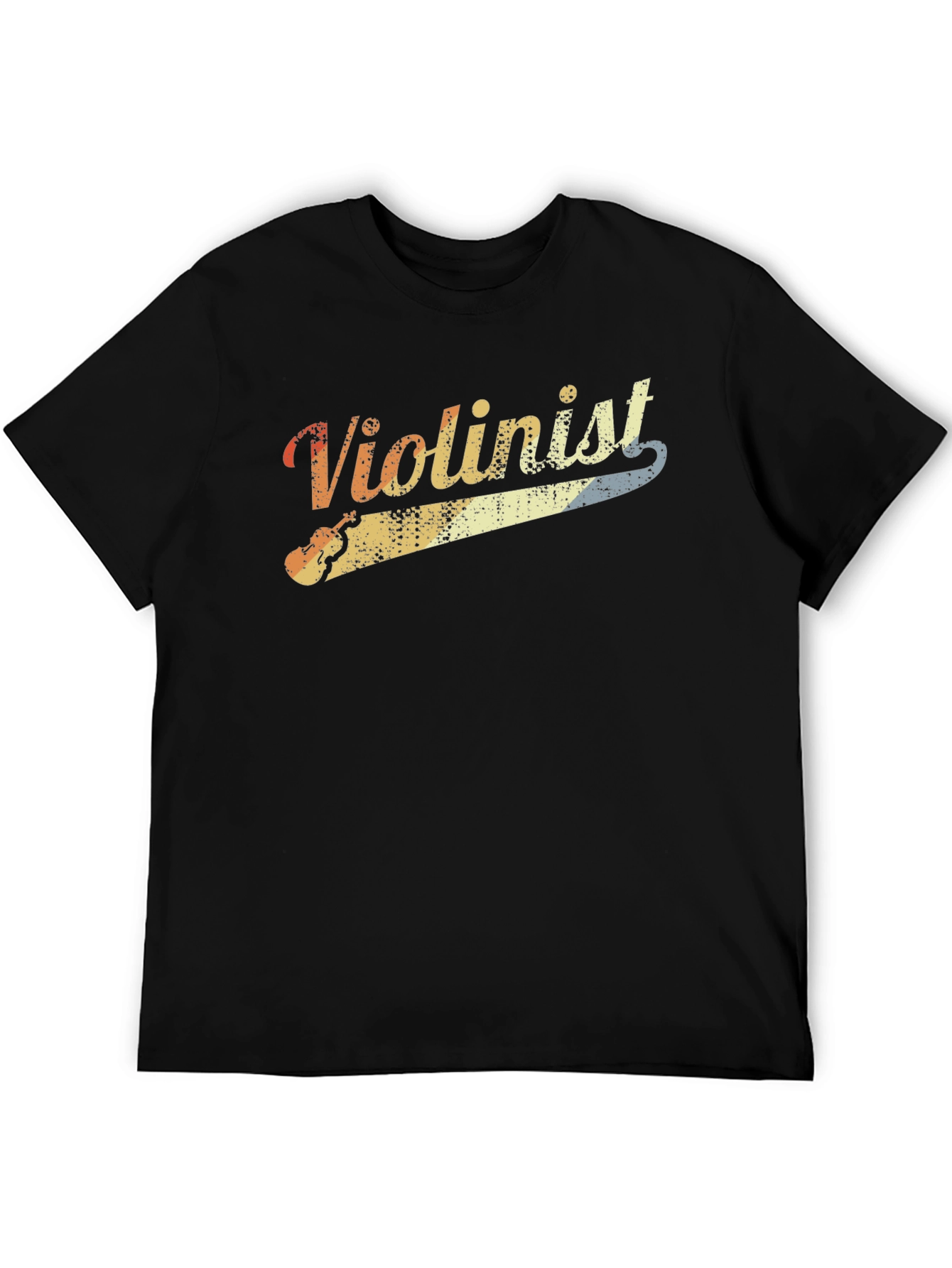 Vintage Violinist Graphic Tee - Music Lover Gift