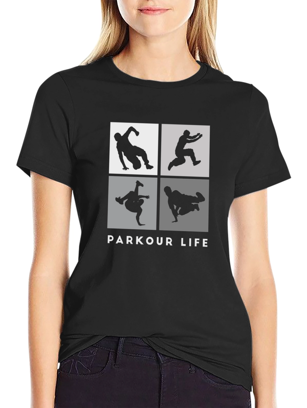 Parkour Life Black Graphic Tee - Urban Style