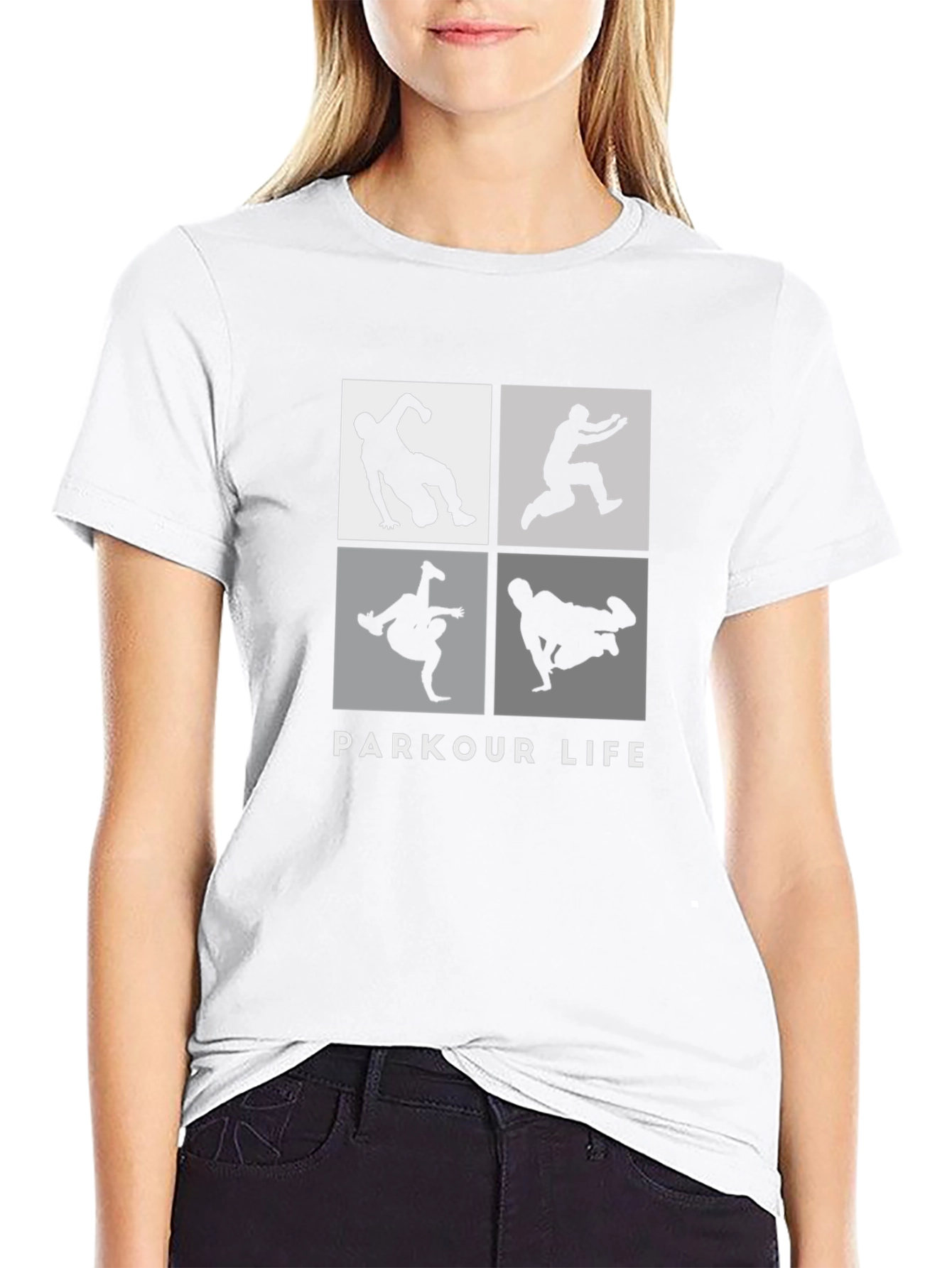 Parkour Life Black Graphic Tee - Urban Style