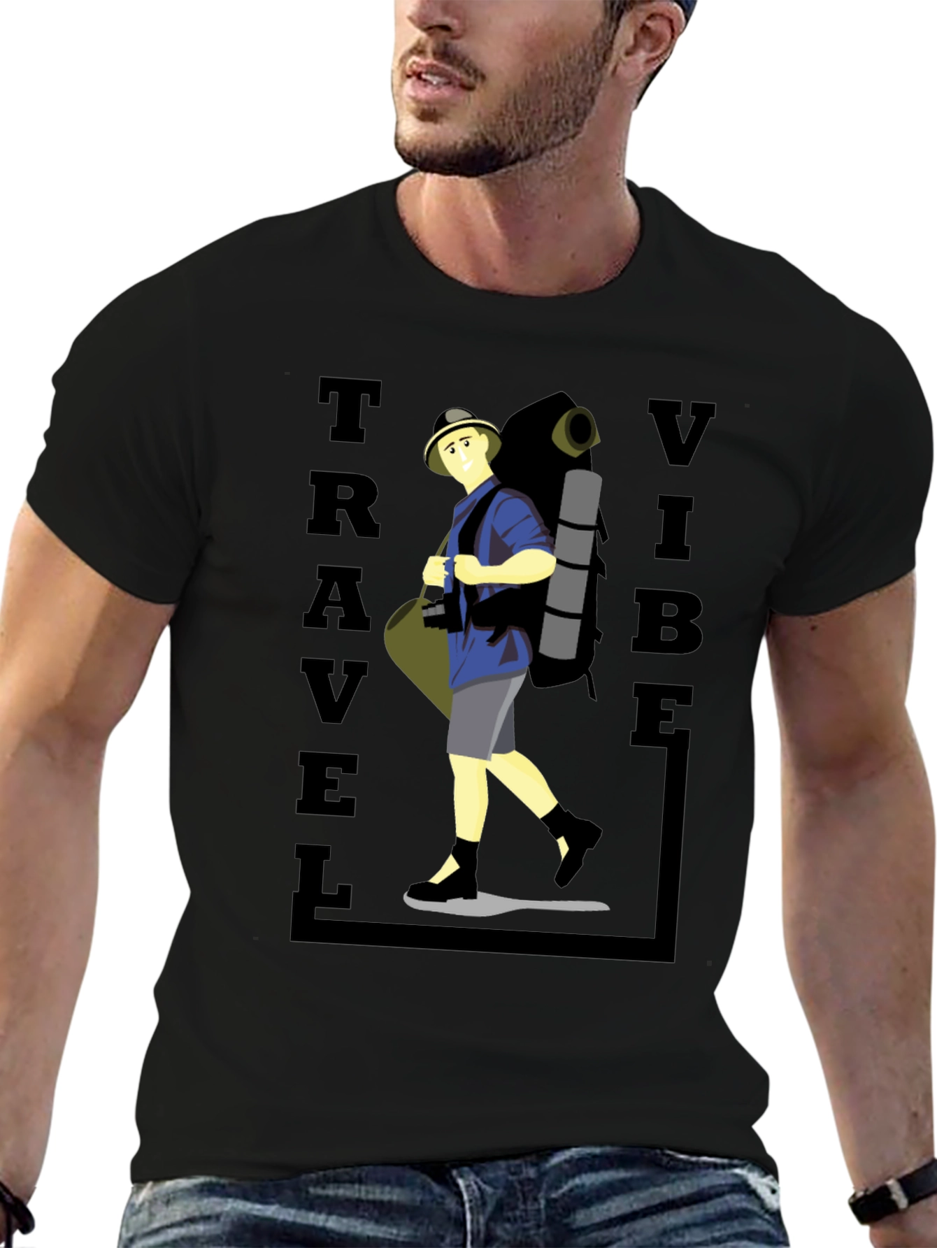 Travel Vibe Graphic Tee - Adventure Ready!