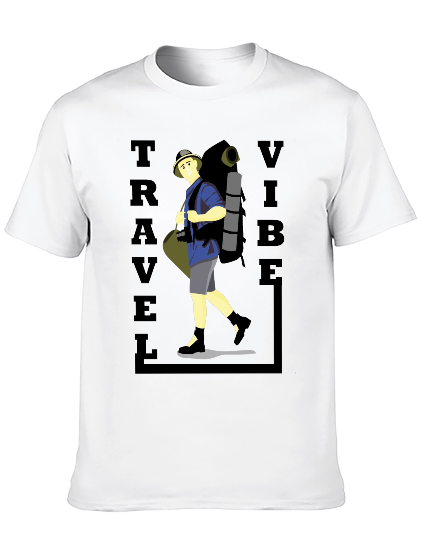 Travel Vibe Graphic Tee - Adventure Ready!