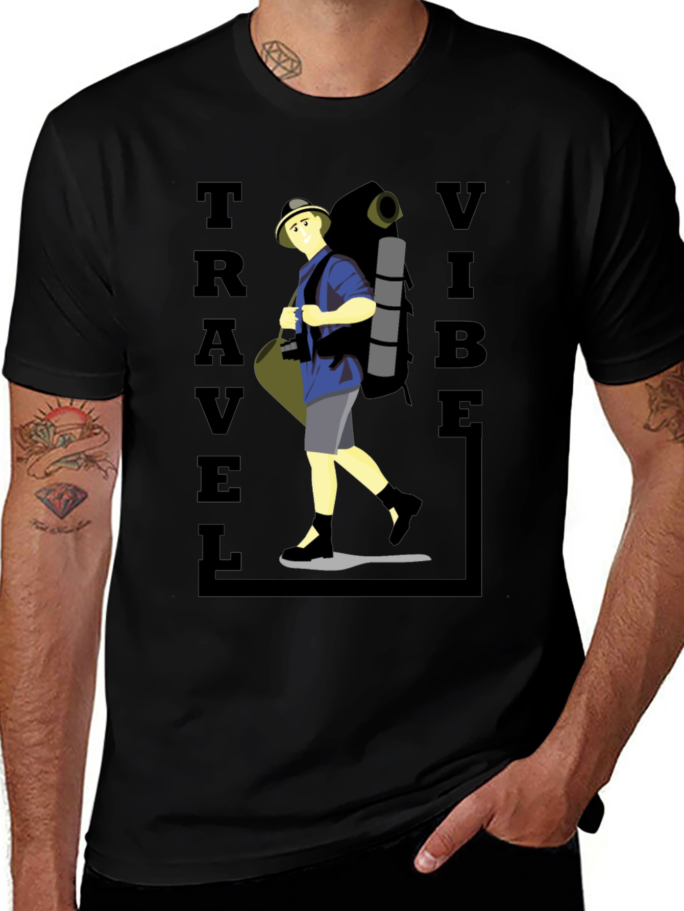 Travel Vibe Graphic Tee - Adventure Ready!