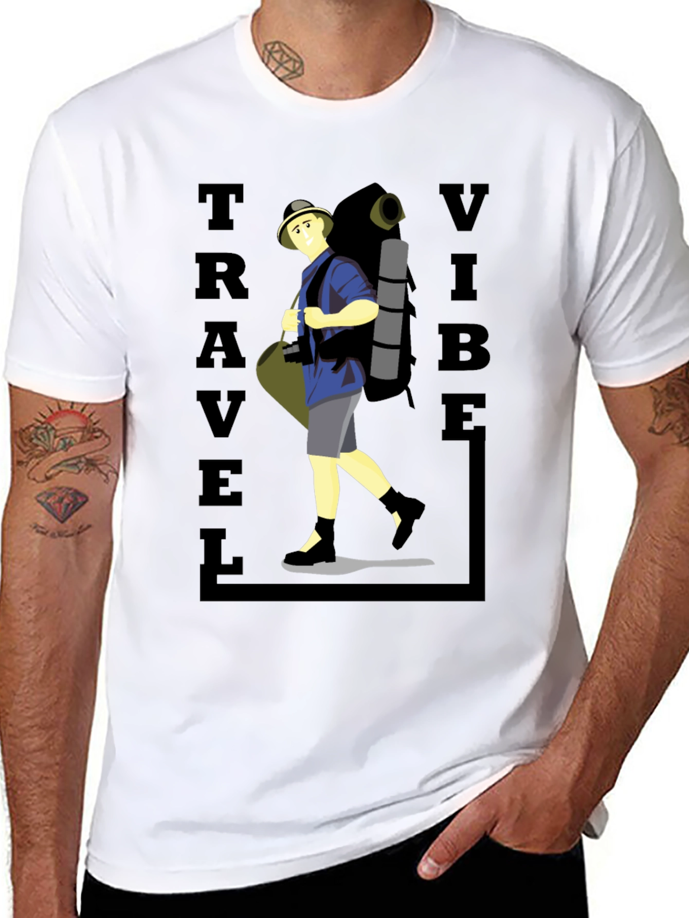 Travel Vibe Graphic Tee - Adventure Ready!