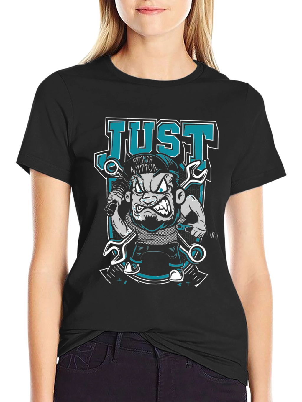 Stance Nation Cartoon Mechanic Graphic Tee