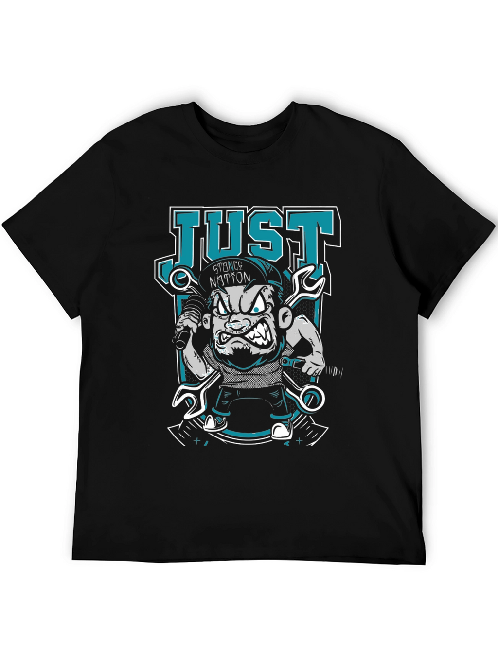 Stance Nation Cartoon Mechanic Graphic Tee