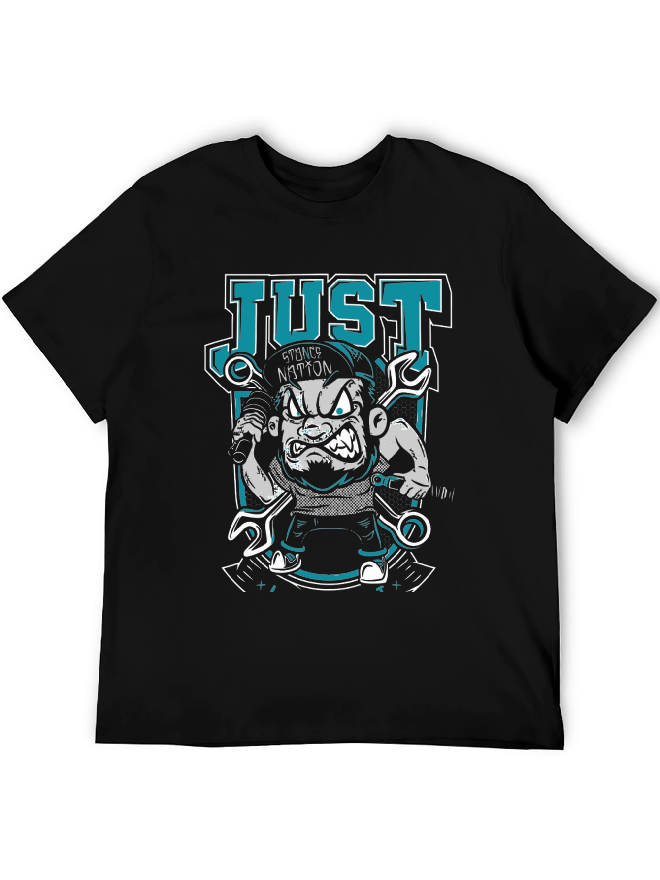 Stance Nation Cartoon Mechanic Graphic Tee