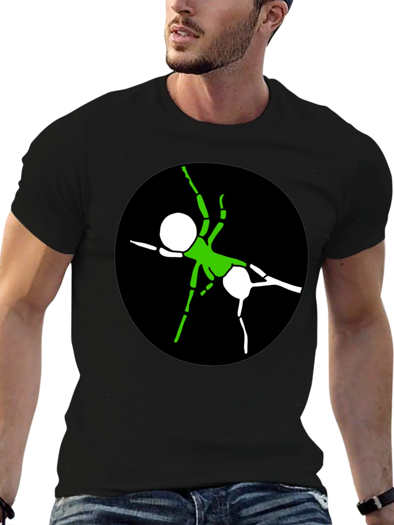 Ant Graphic T-Shirt - Black