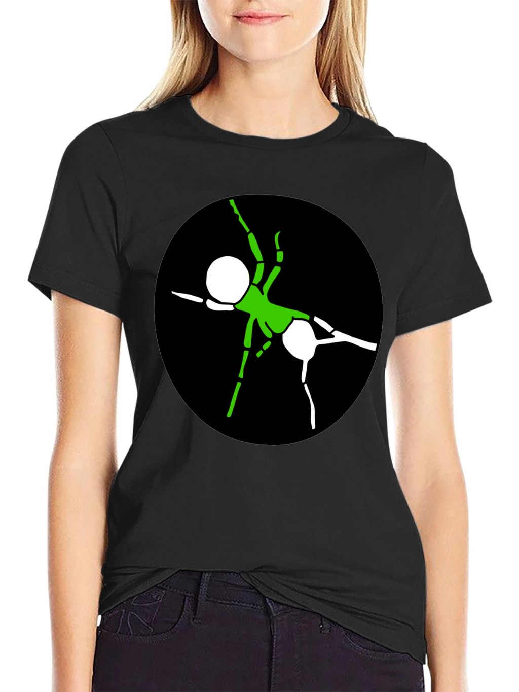 Ant Graphic T-Shirt - Black