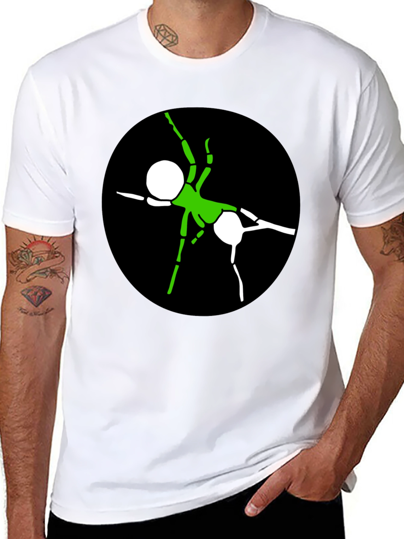 Ant Graphic T-Shirt - Black